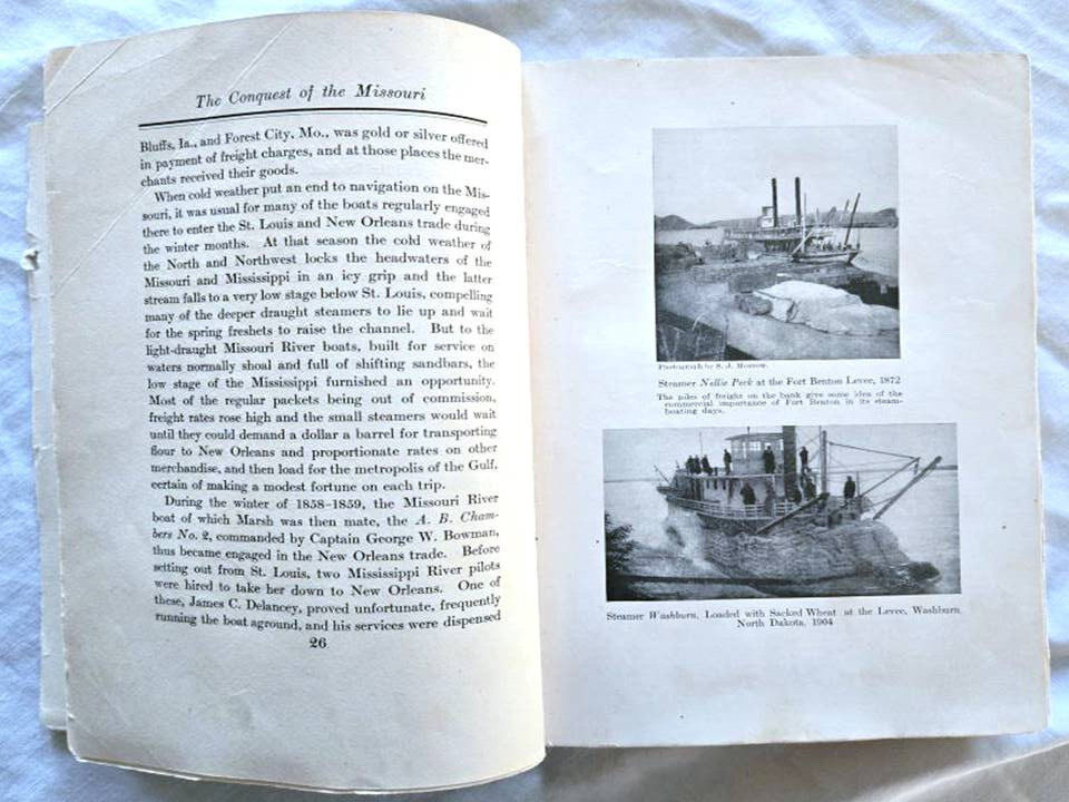 1909 The Conquest of the Missouri by Joseph Mills Hanson 1st edition h/c