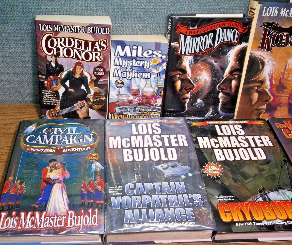 LOT Lois McMaster Bujold🔥VORKOSIGAN w/CD🔥 Shards of Honor Barrayar Komarr Cryo