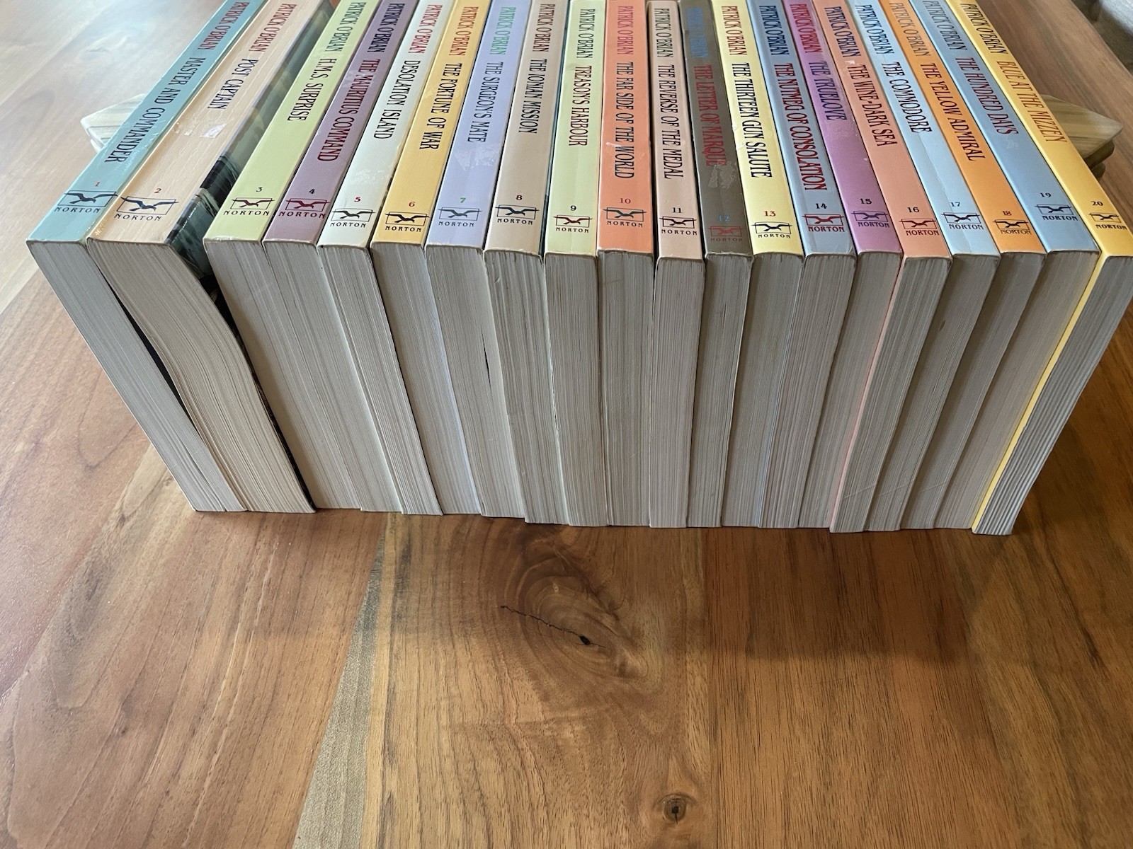 Patrick O’Brian AUBREY-MATURIN Complete Series Lot of 20 (#1-20) Set PB Books