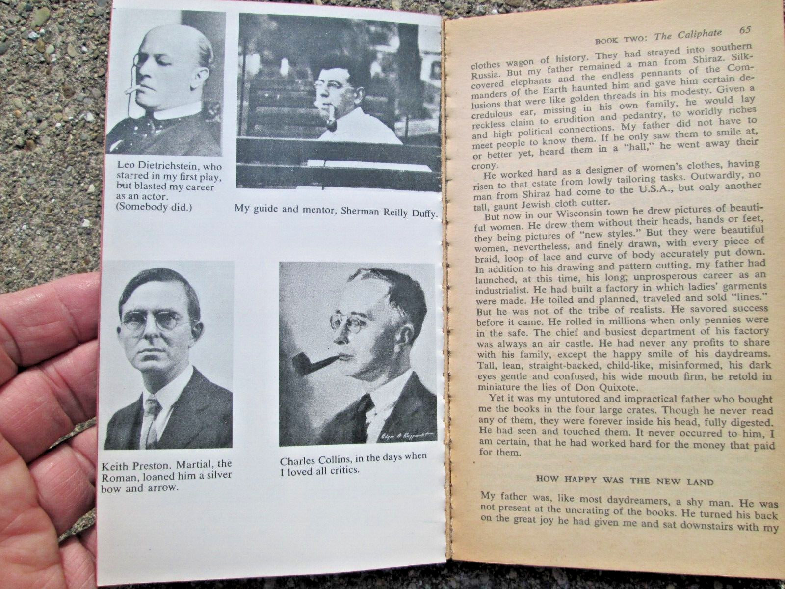 1955 A Child Of The Century Ben Hecht A Signet Triple Volume PB 1st Printing
