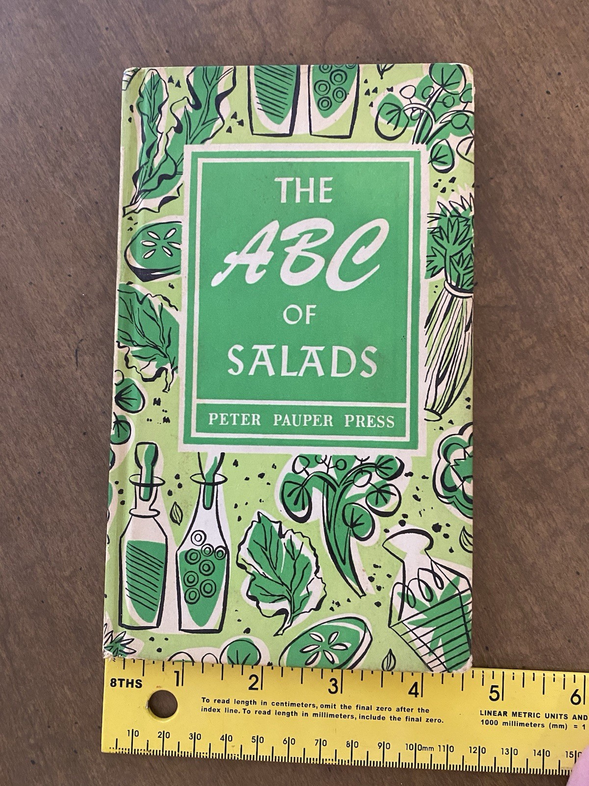 “The ABC of Salads” Peter Pauper Press 1958 Small Hardcover Cookbook Vintage