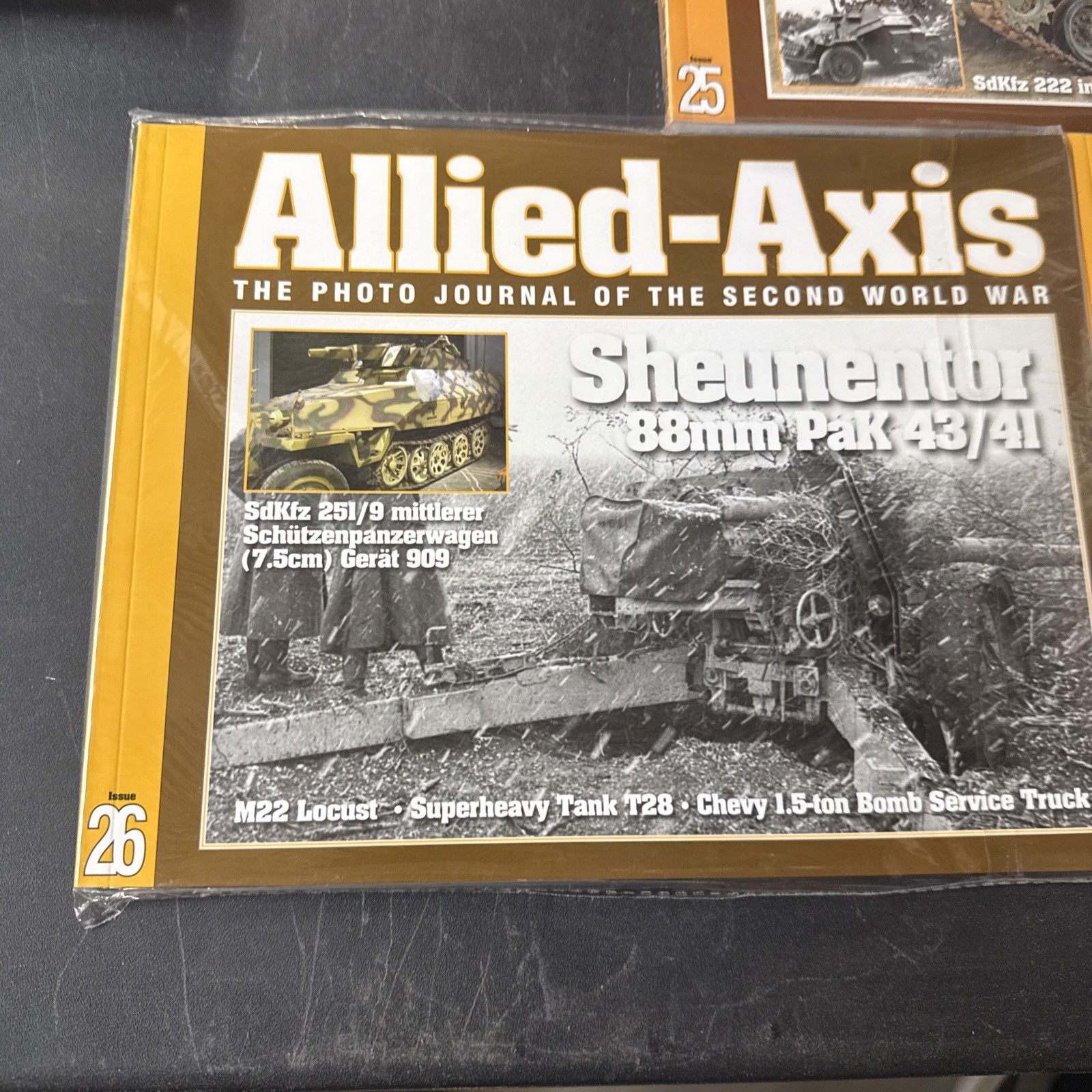 Lot Of 3 Allied Axis Photo Journal 2nd World War PB Issues 25 26 27