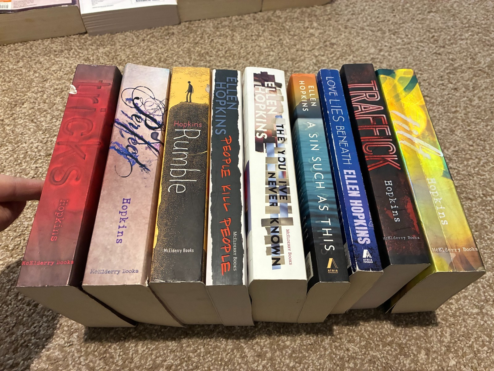 Ellen Hopkins – Complete 21 Novel Collection – All Published Books – RARE!