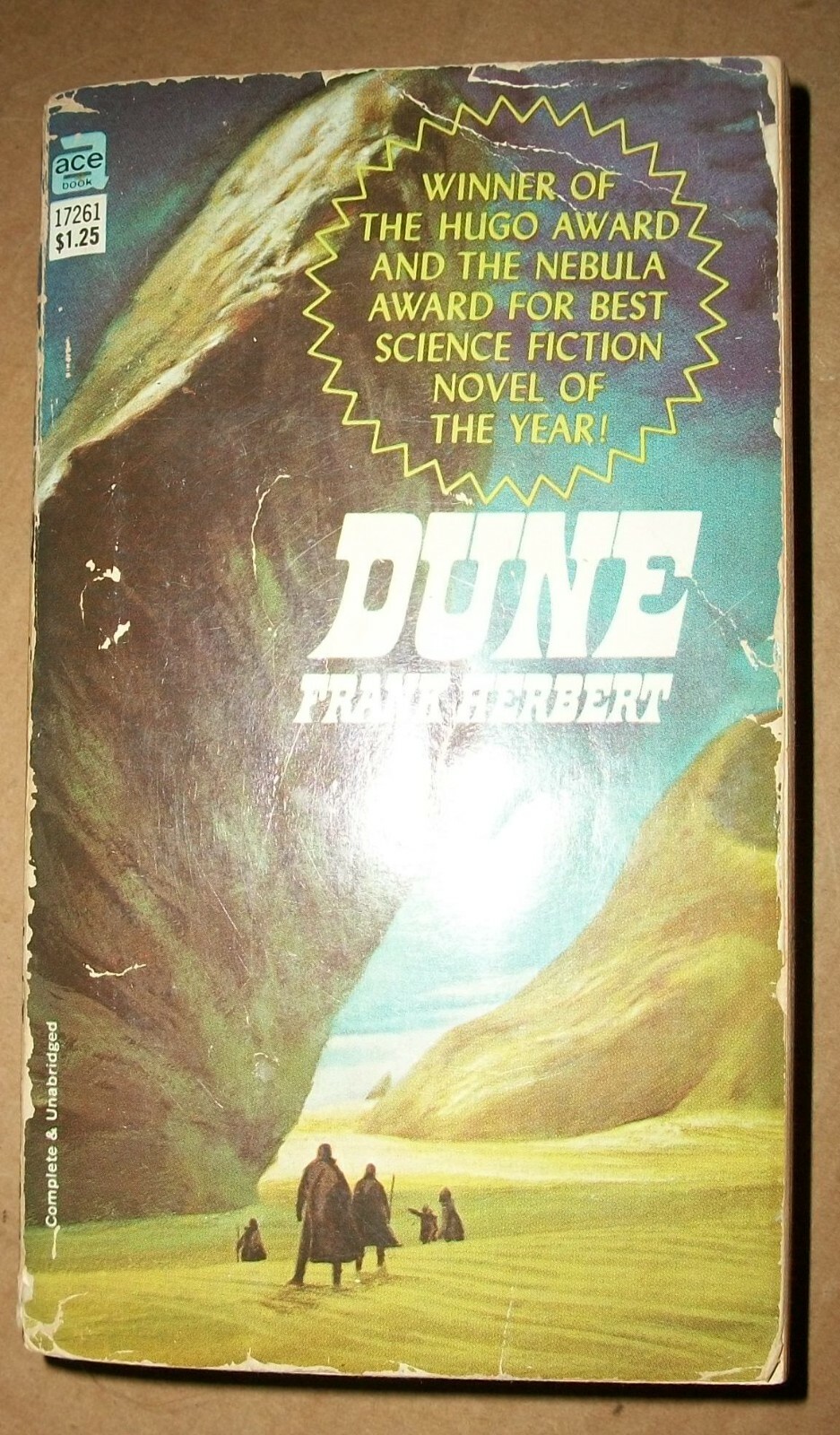 Dune Ace #17261 paperback 1965 $1.25 cvr thus 2nd print Frank Herbert lo-grde AC