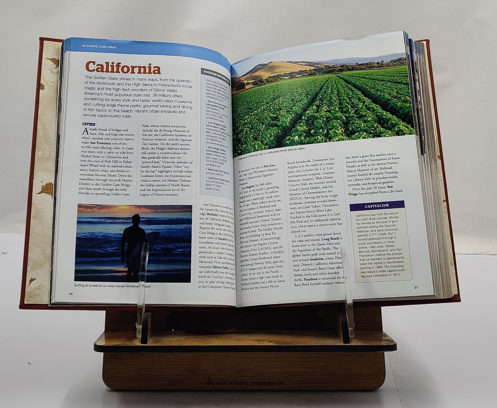 50 STATES, 5,000 IDEAS by Joe Yogerst [PREMIUM LEATHER BOUND]