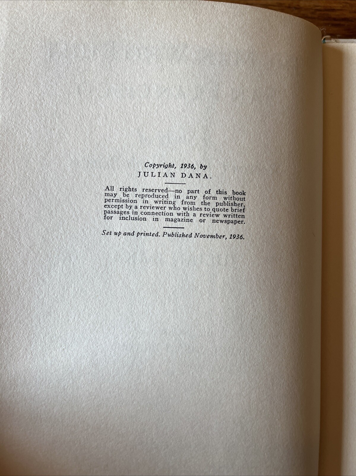 The Man Who Built San Francisco by Julian Dana 1936 /HC/1st/Vintage