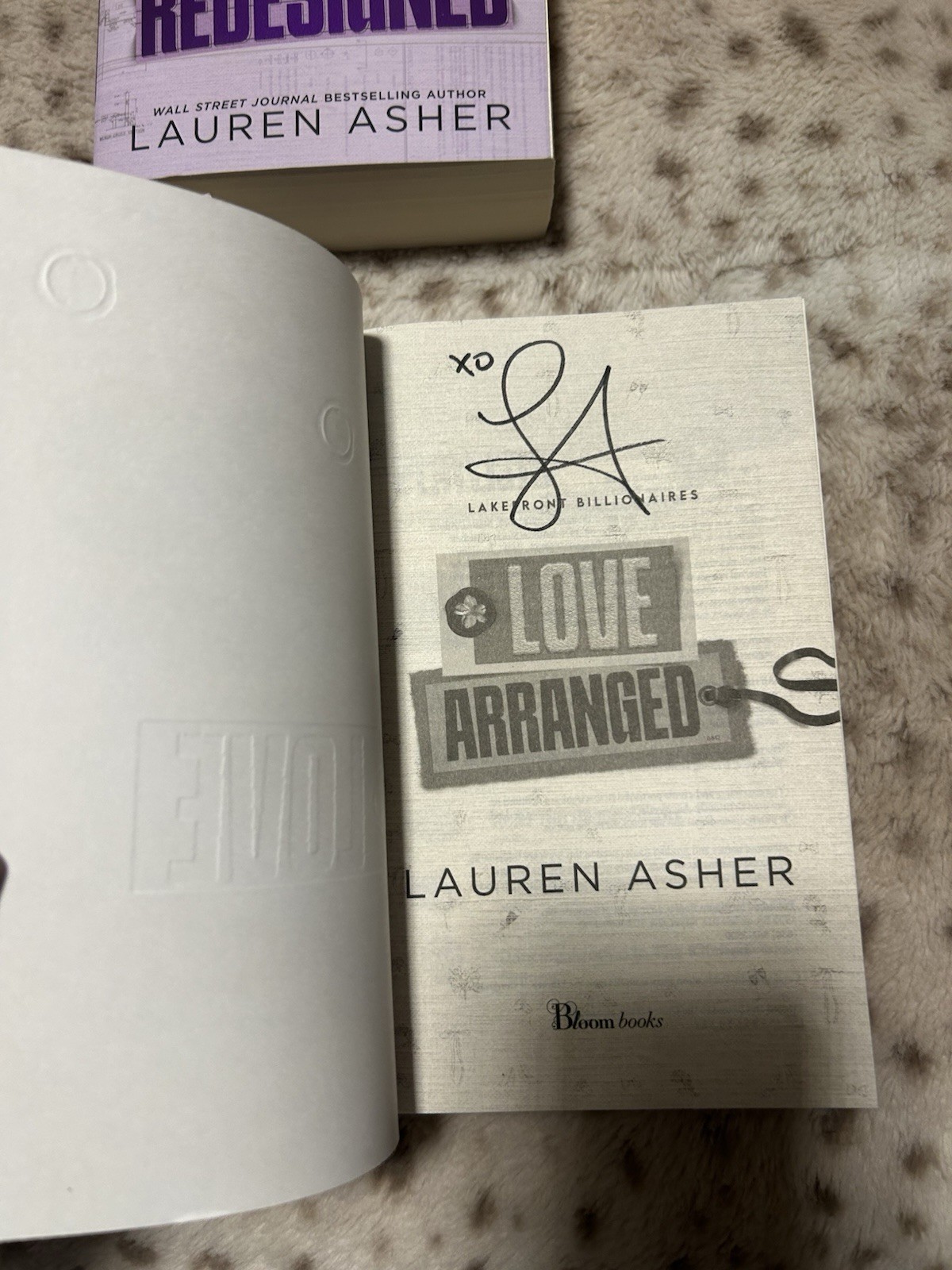 SIGNED Lakefront Billionaires 3 books by Lauren Asher