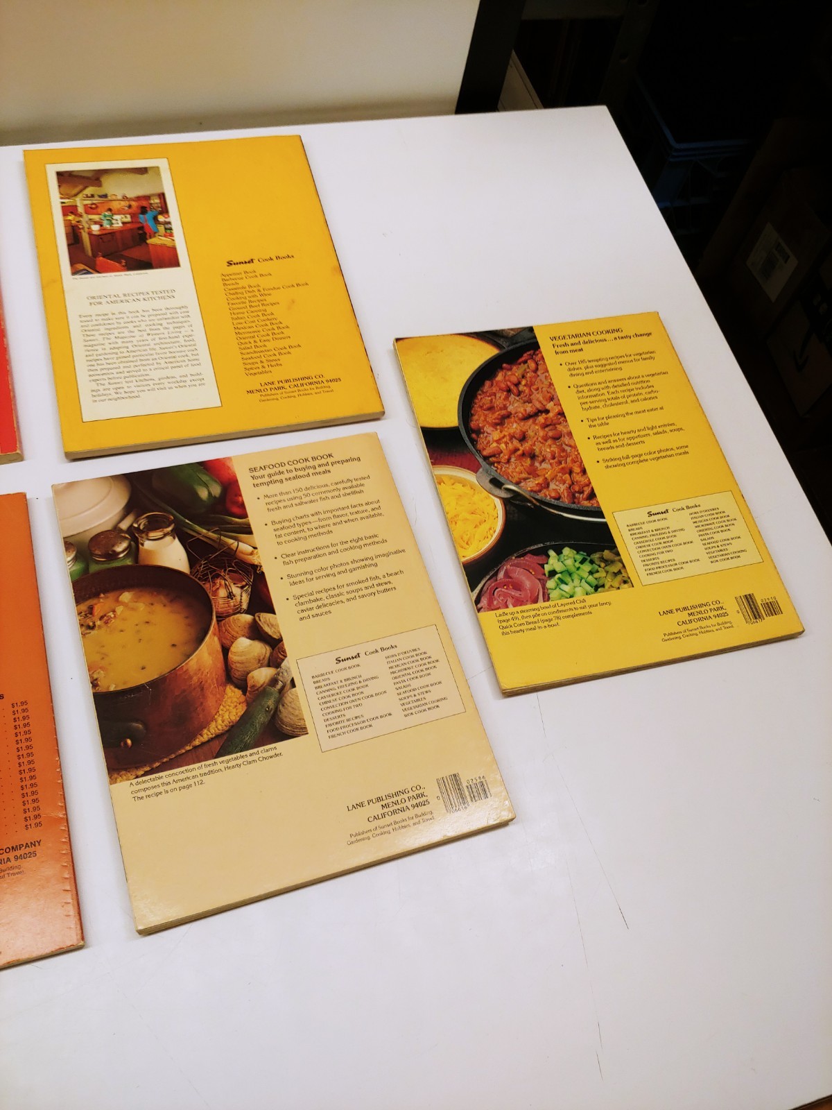 11x SUNSET Magazine COOKBOOKS Vintage Recipes Cookies Wok Breads Seafood…