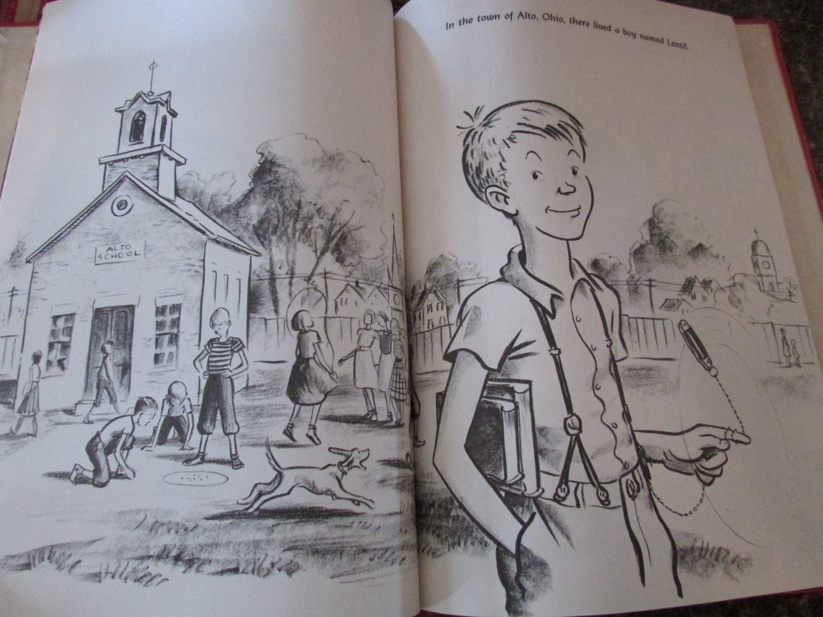 Lentil, by Robert McCloskey VINTAGE 1968 Ed -WONDERFUL Condition Hardcover