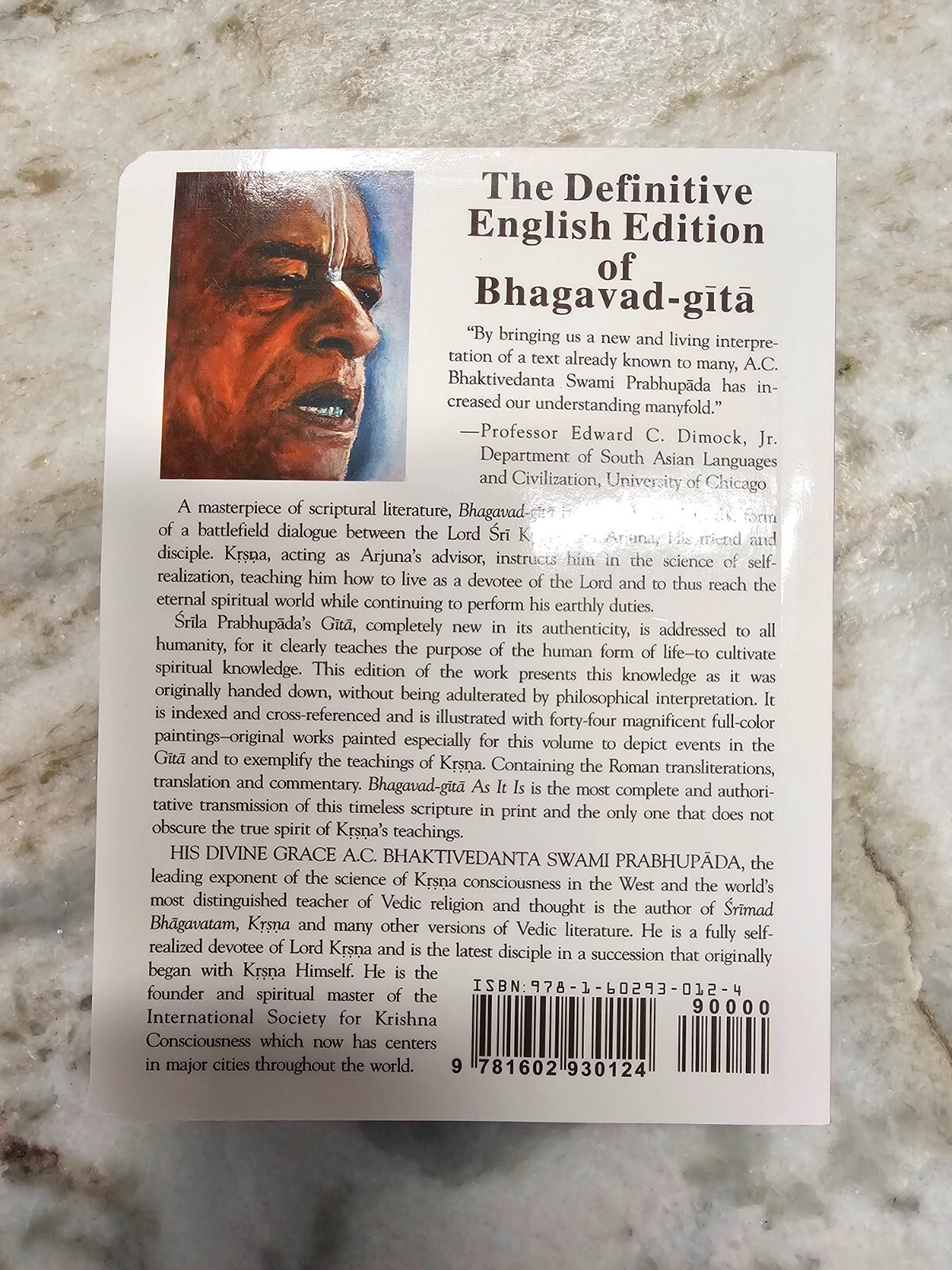 Pocket Size Original 1972 Bhagavad-Gita As It Is A. C. Bhaktivedanta Prabhupada