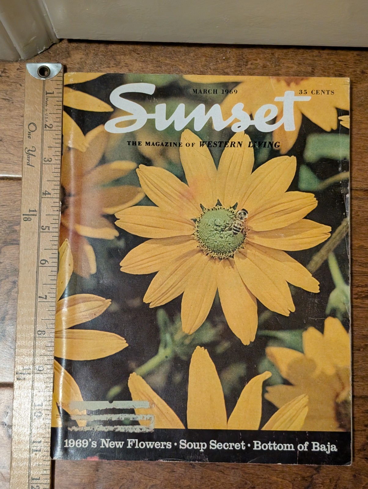VTG SUNSET Magazine March 1969 Mid Century Western Living Design Advertising