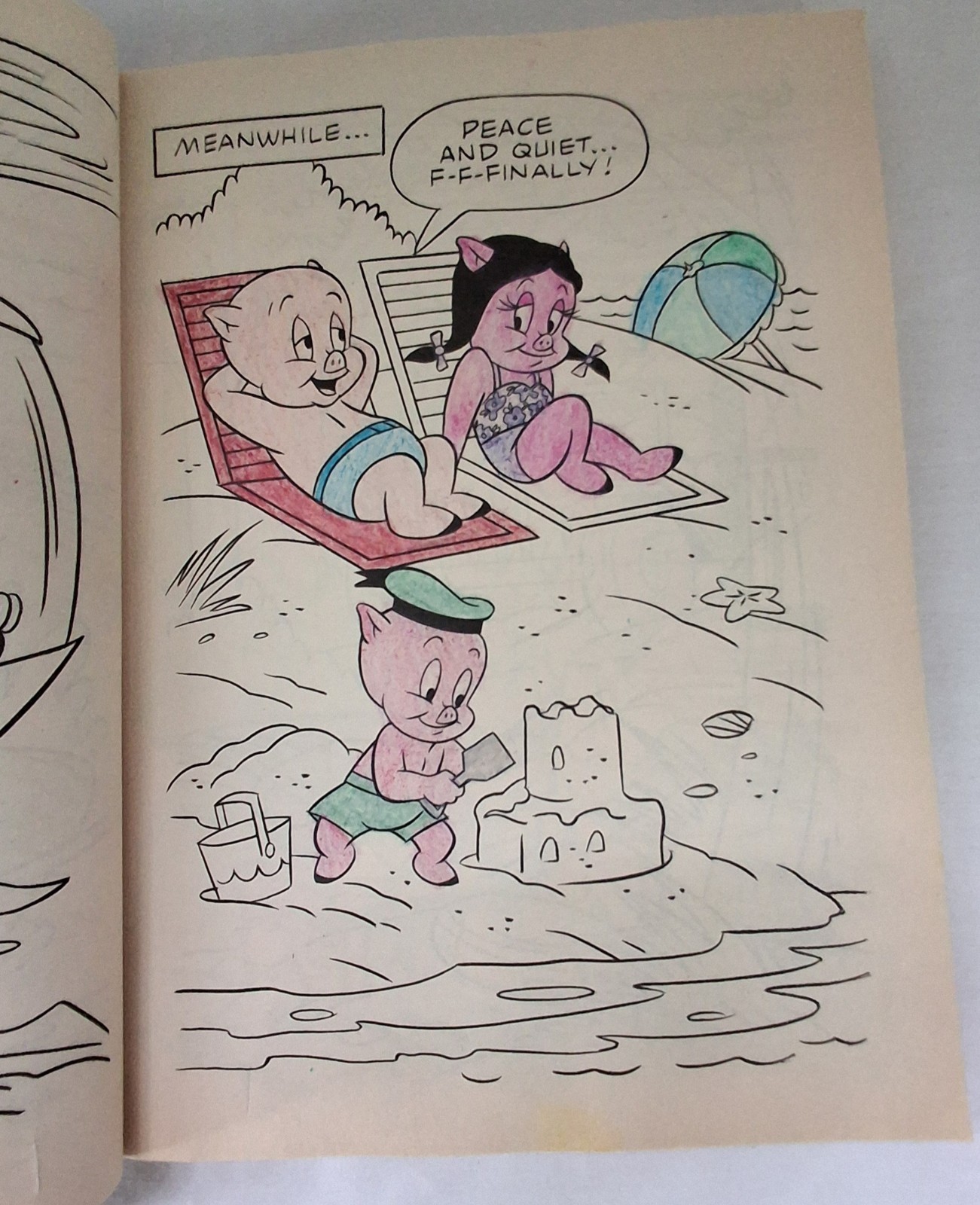 Vintage Looney Tunes & Tiny Toon Adventures Coloring Activity Book Lot 90s