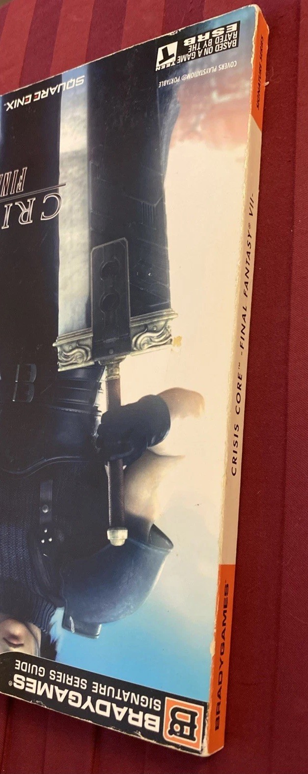 Crisis Core Final Fantasy VII BradyGames Poster Attached Signature Series PSP