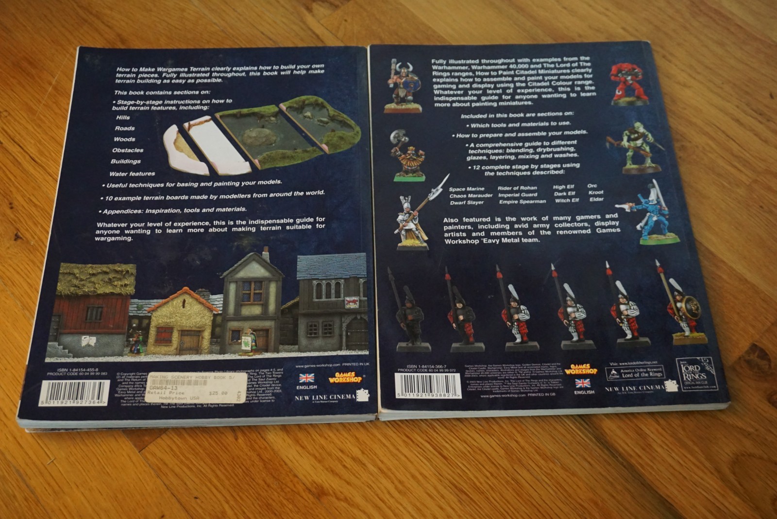 Games Workshop How to Make Wargames Terrain How to Paint Citadel Miniatures