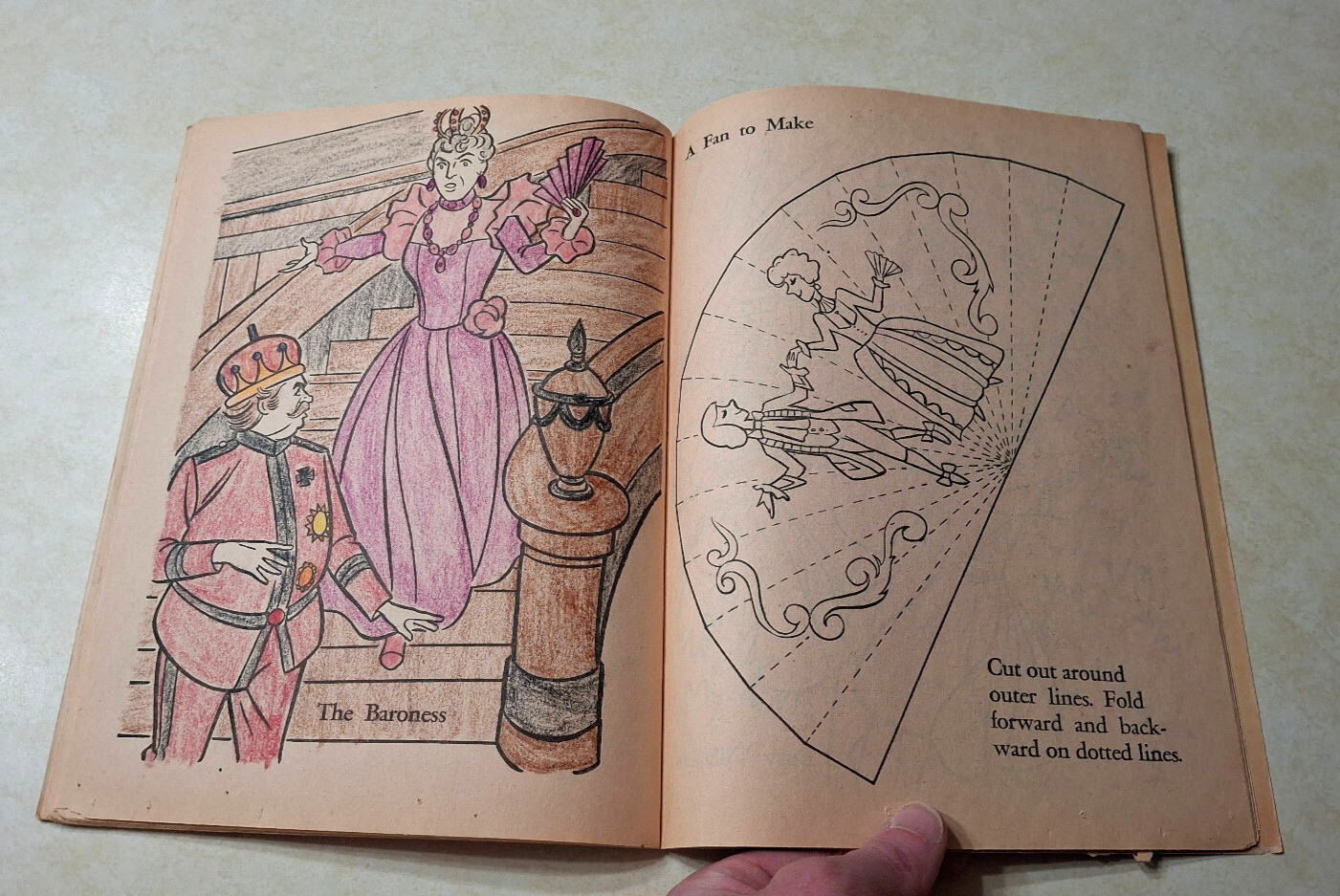 Vintage Chitty Chitty Bang Bang Coloring Book 1969 Dick Van Dyke Fun & Activity