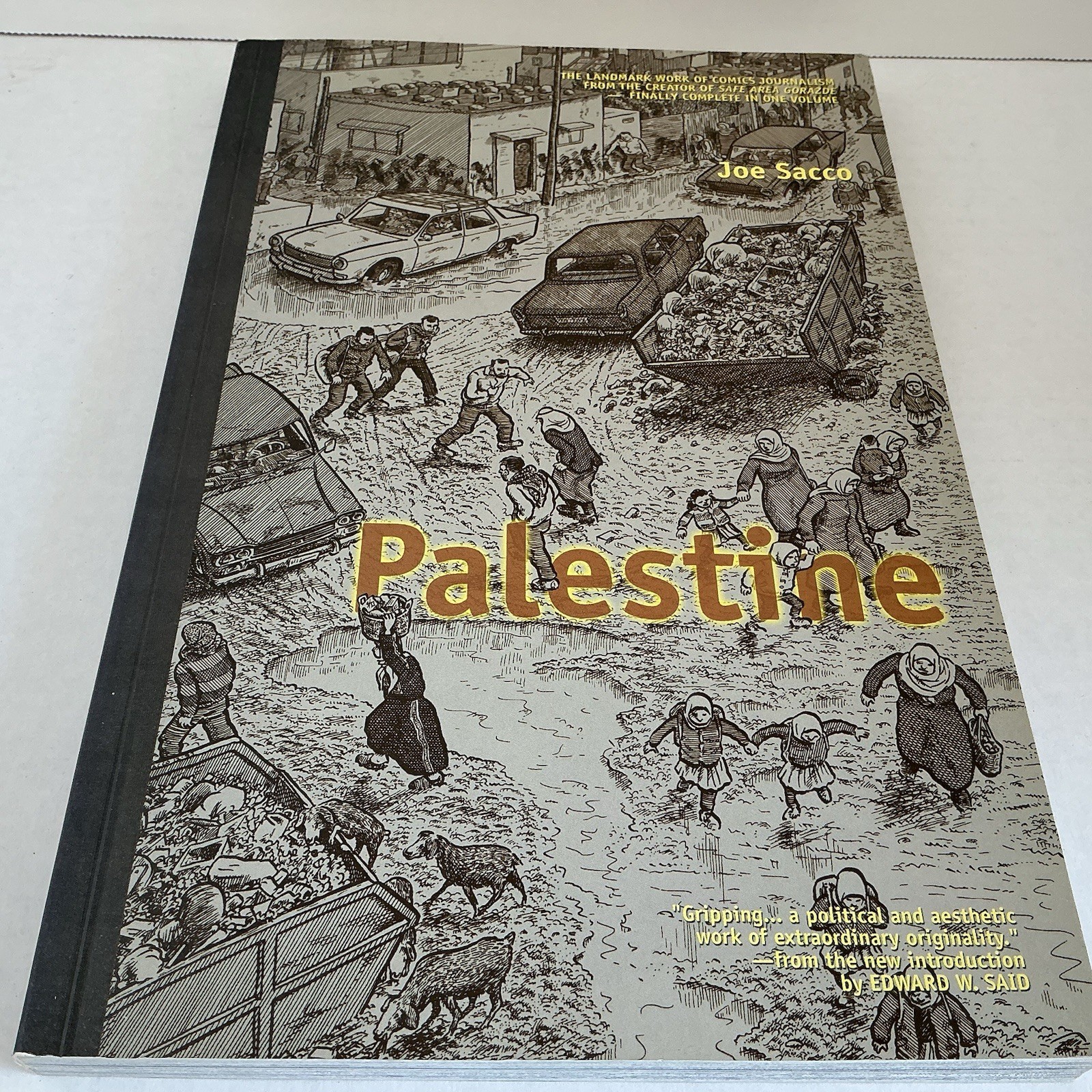 Palestine by Joe Sacco (Fantagraphics Books, 10th Printing 2008) Softcover