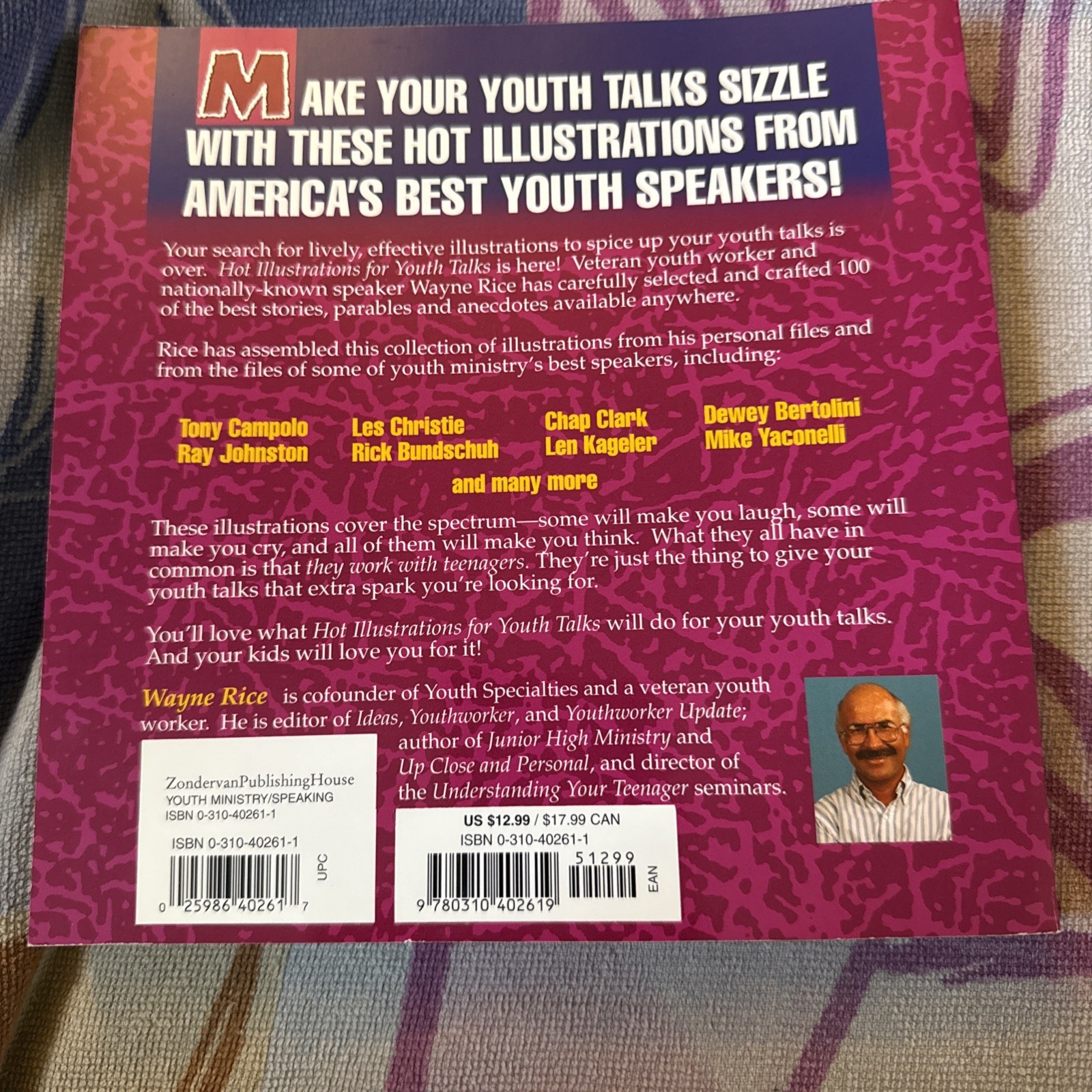 Hot Illustrations For Youth Talks By Wayne Rice Book
