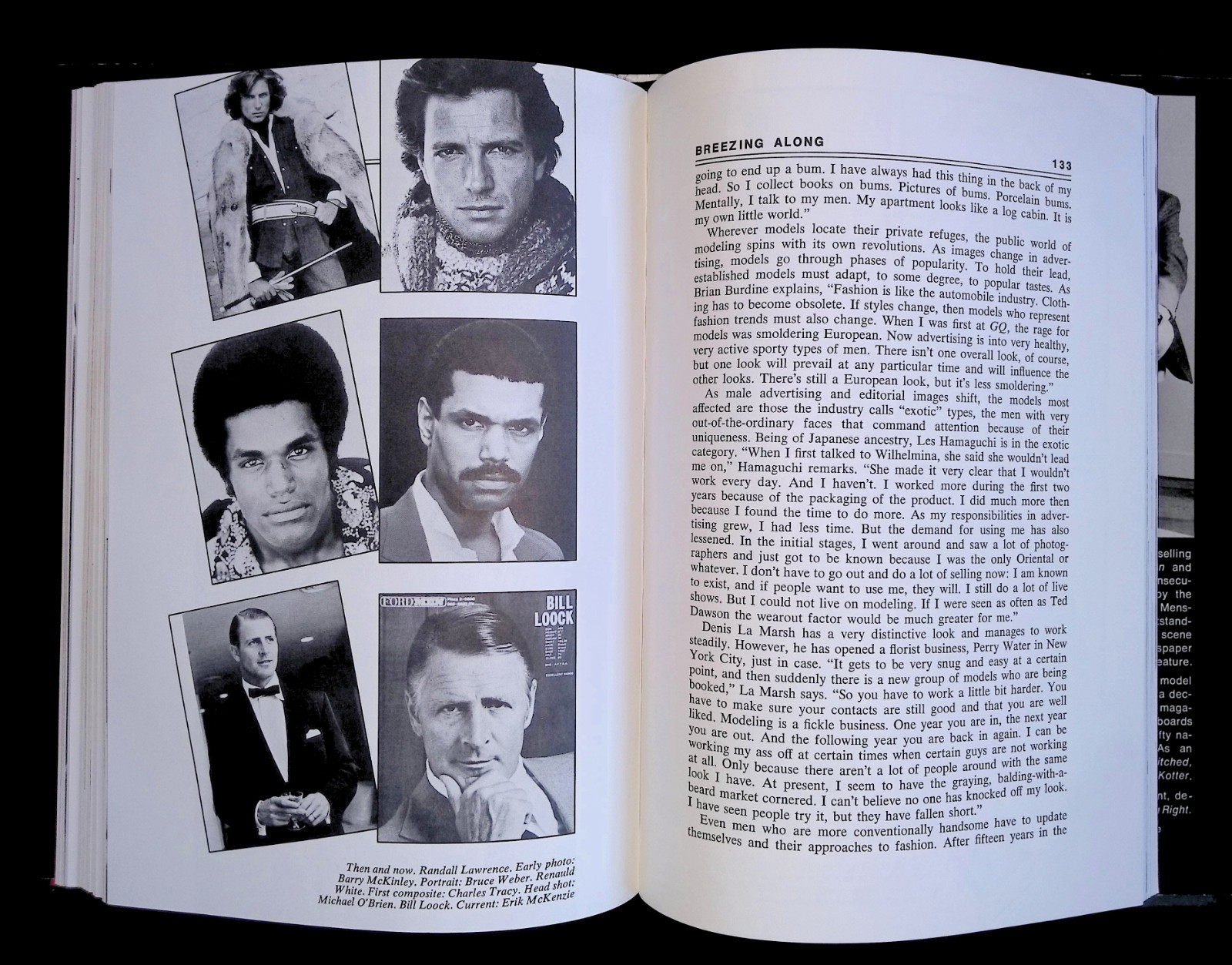Male Model : The World Behind the Camera by Charles Hix & Michael Taylor 1979