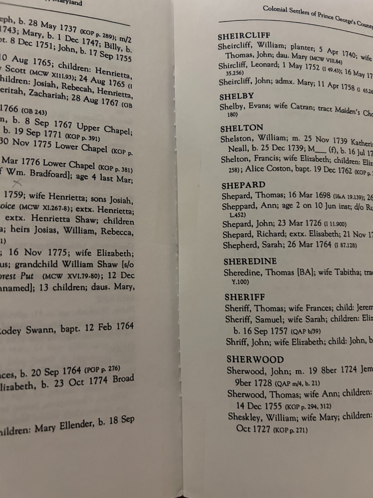 Colonial Settlers of Prince George�s County, Maryland by Jourdan