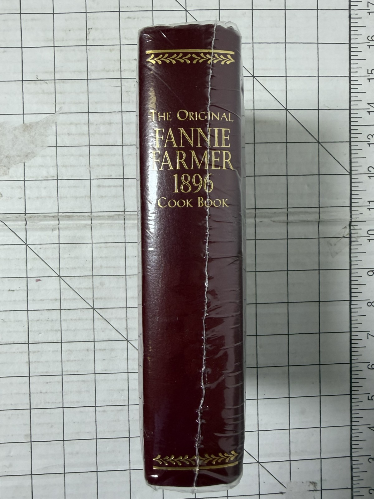 The Original Fannie Farmer 1896 Cook Book by Fannie Farmer New Sealed Ships Fast
