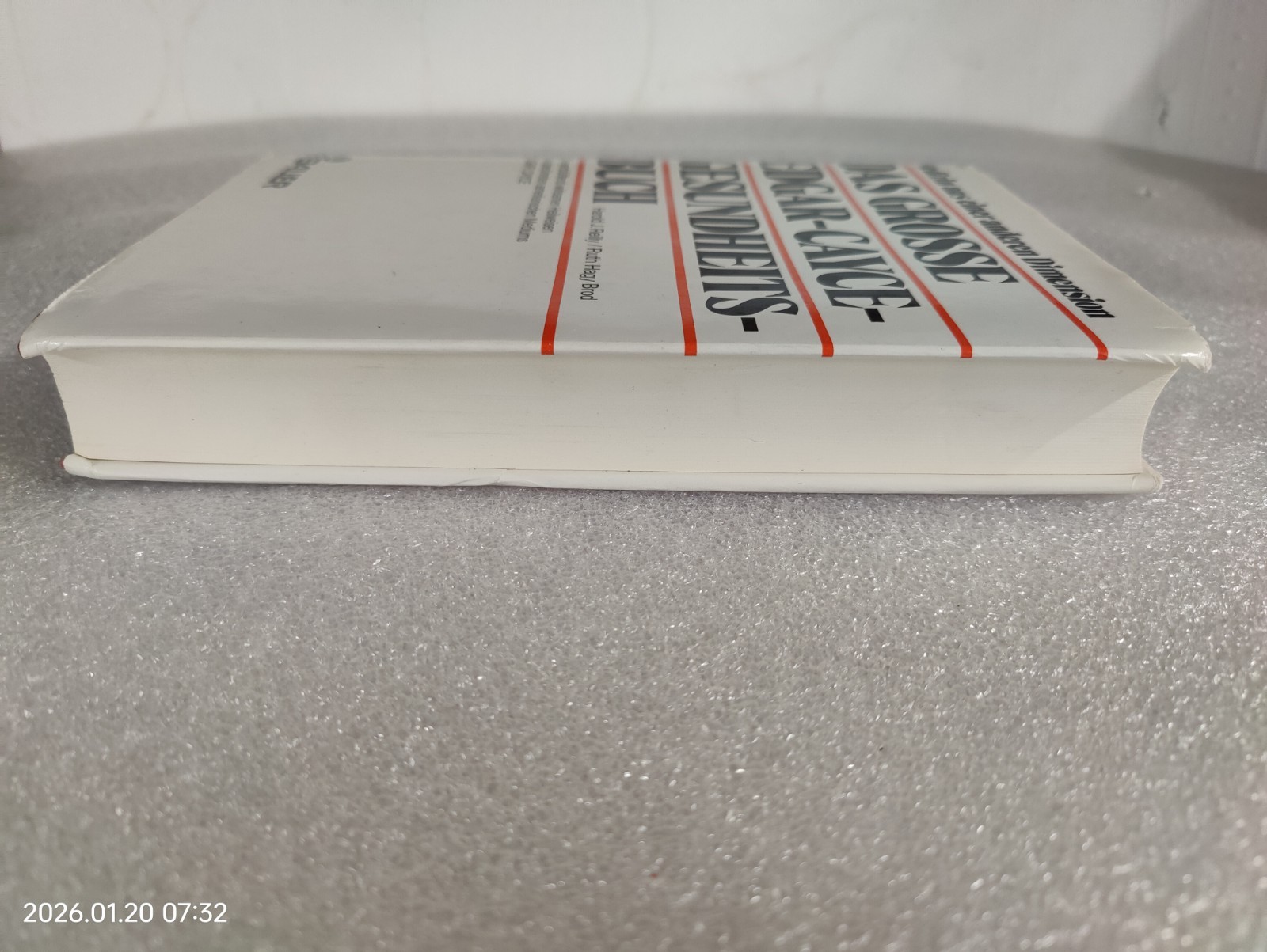 Das grosse Edgar-Cayce-Gesundheitsbuch 7th Edition “Auflage” 1986