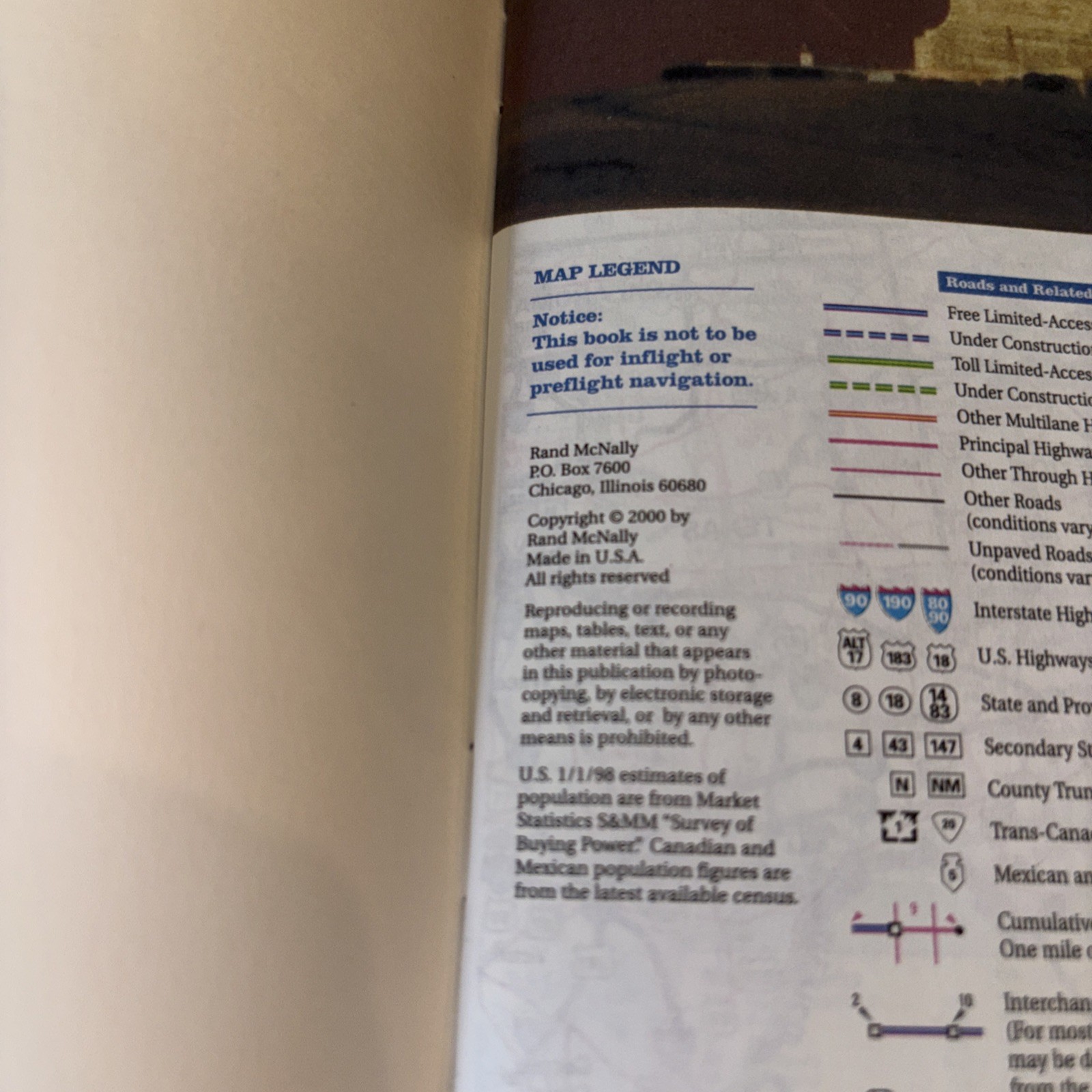 The Captain’s Atlas – High & Low Edition Pilot Flight Map Guide US Canada 2000