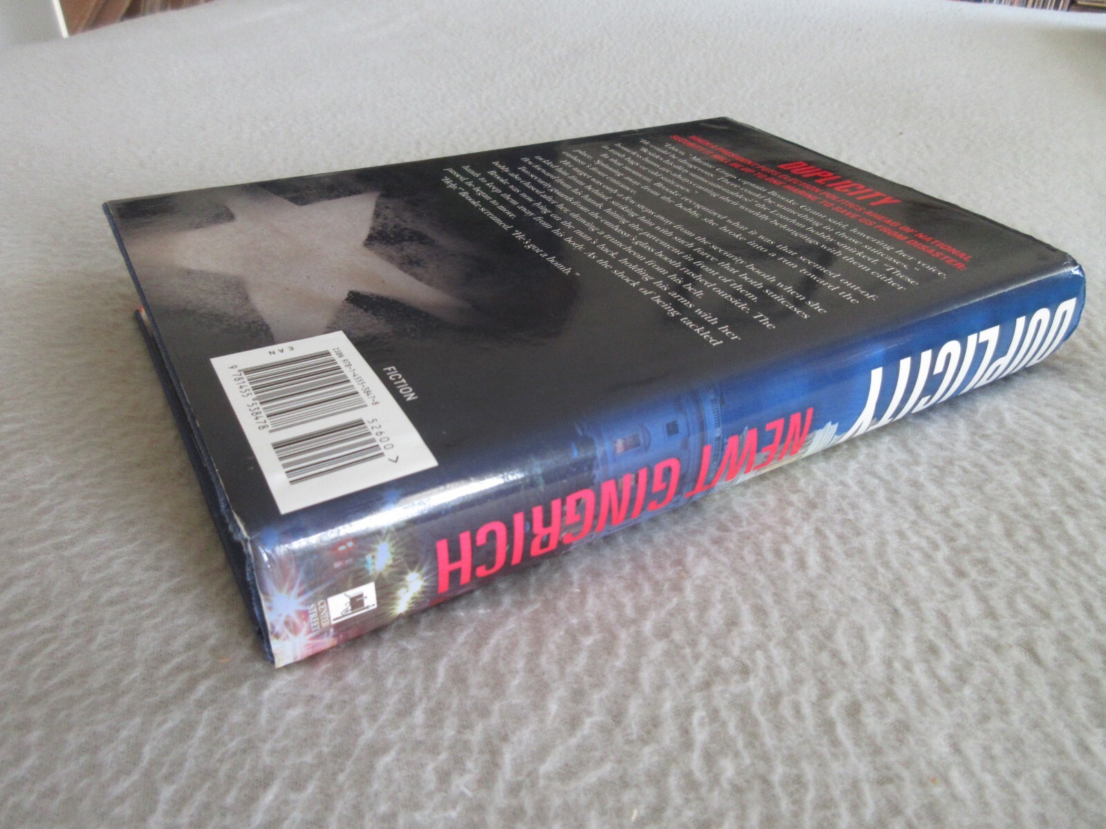 *SIGNED* Newt Gingrich DUPLICITY Hardback/Dust Jacket 1st Edition/1st Printing