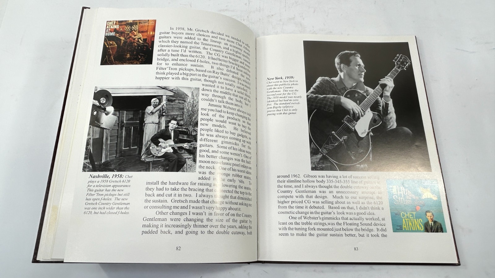 Me and My Guitars by Chet Atkins, 2001, #232/1200, Signed