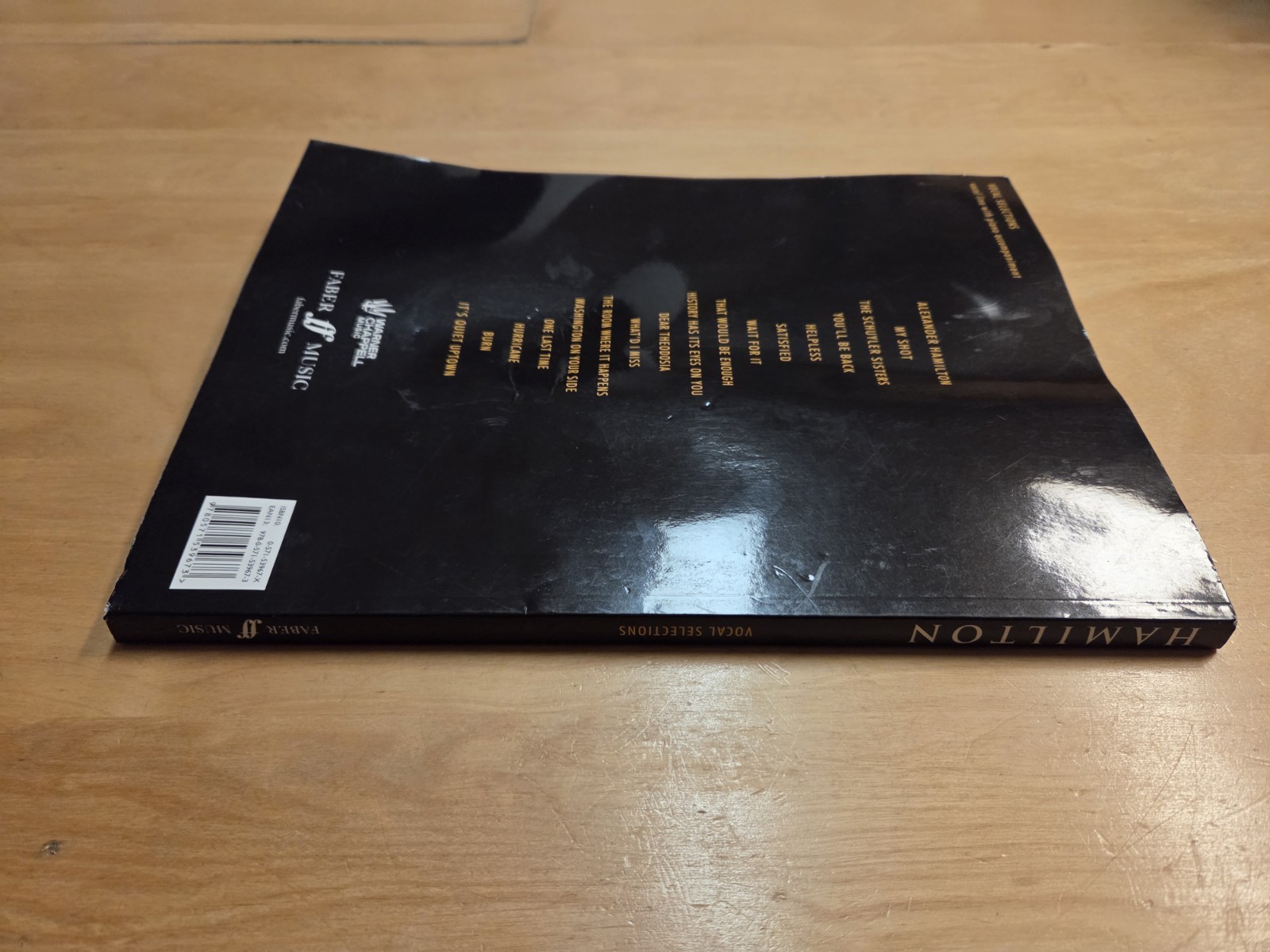 Hamilton Vocal Selections Sheet Music Lin-Manuel Miranda Softcover Ships Free