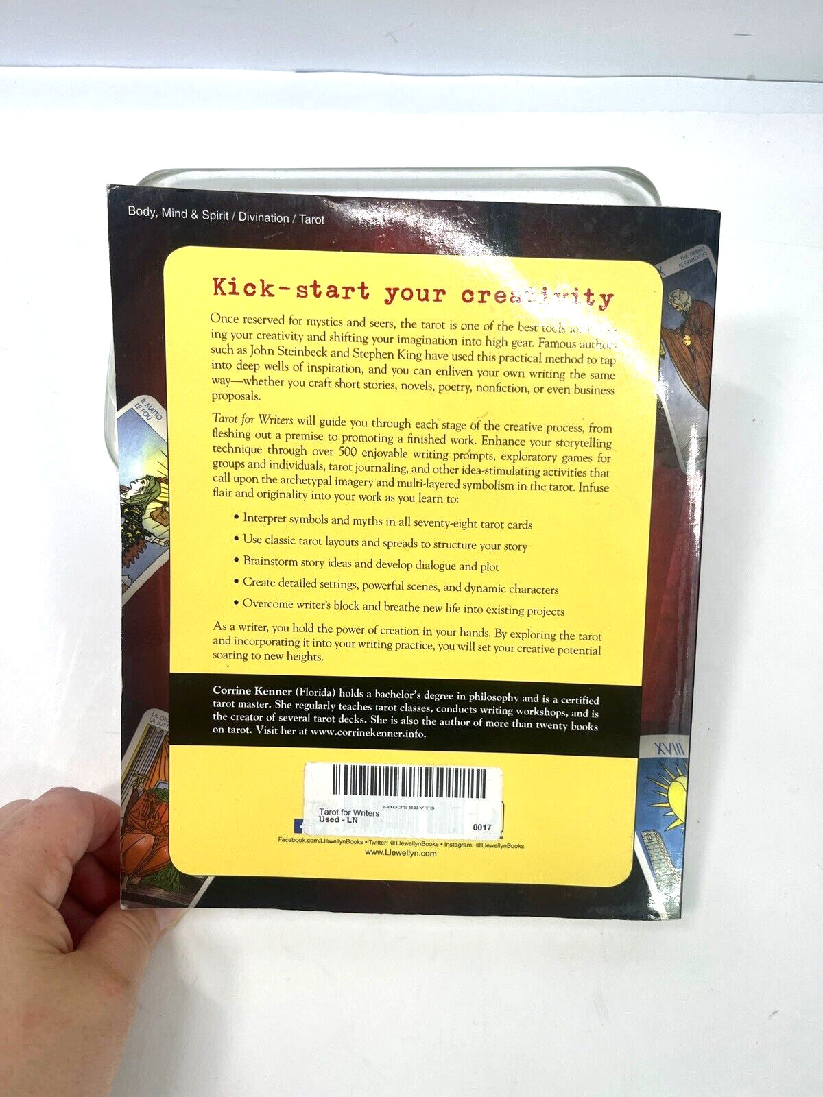 Tarot for Writers by Corrine Kenner Creative Games Writing Prompts Brainstorm