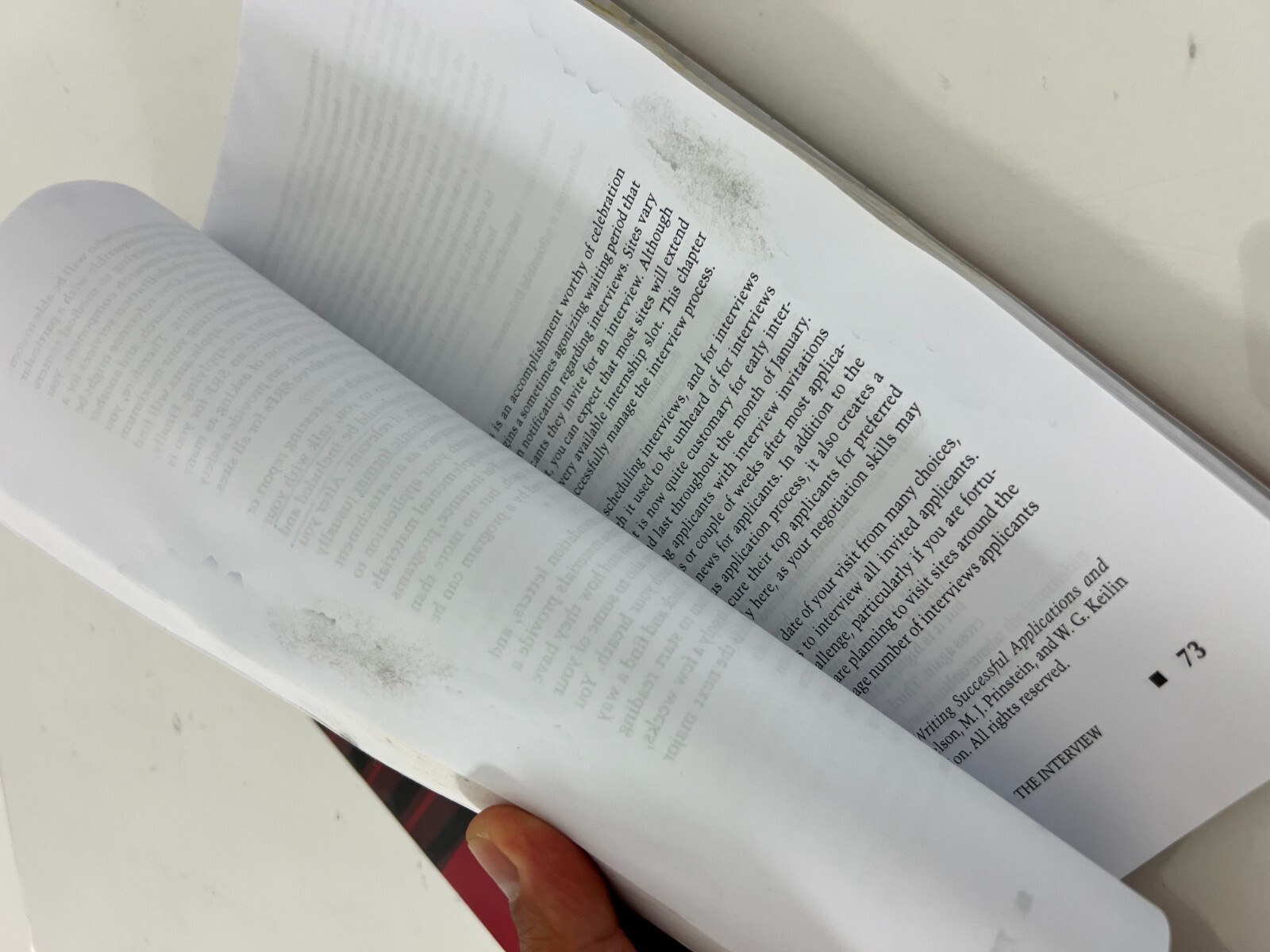Internships in Psychology | Fourth Edition | LIGHT WATER DAMAGE
