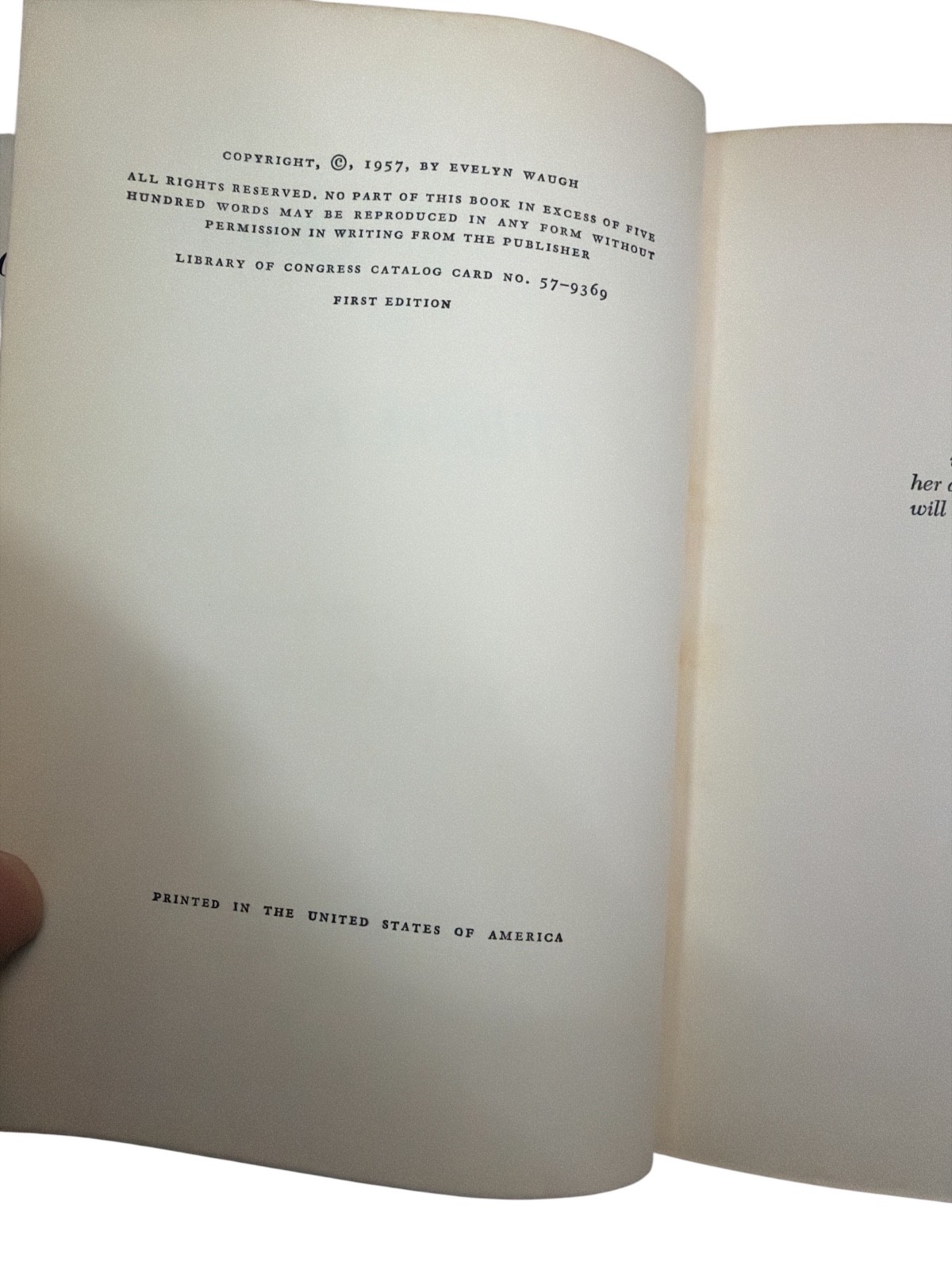 The Ordeal of Gilbert Pinfold Evelyn Waugh 1957 First Edition HC DJ Little Brown