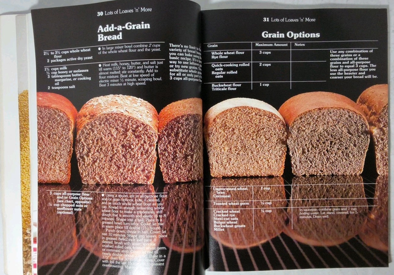 Better Homes & Gardens Cooking With Whole Grains: 1984 Meredith Corp. SC – NICE