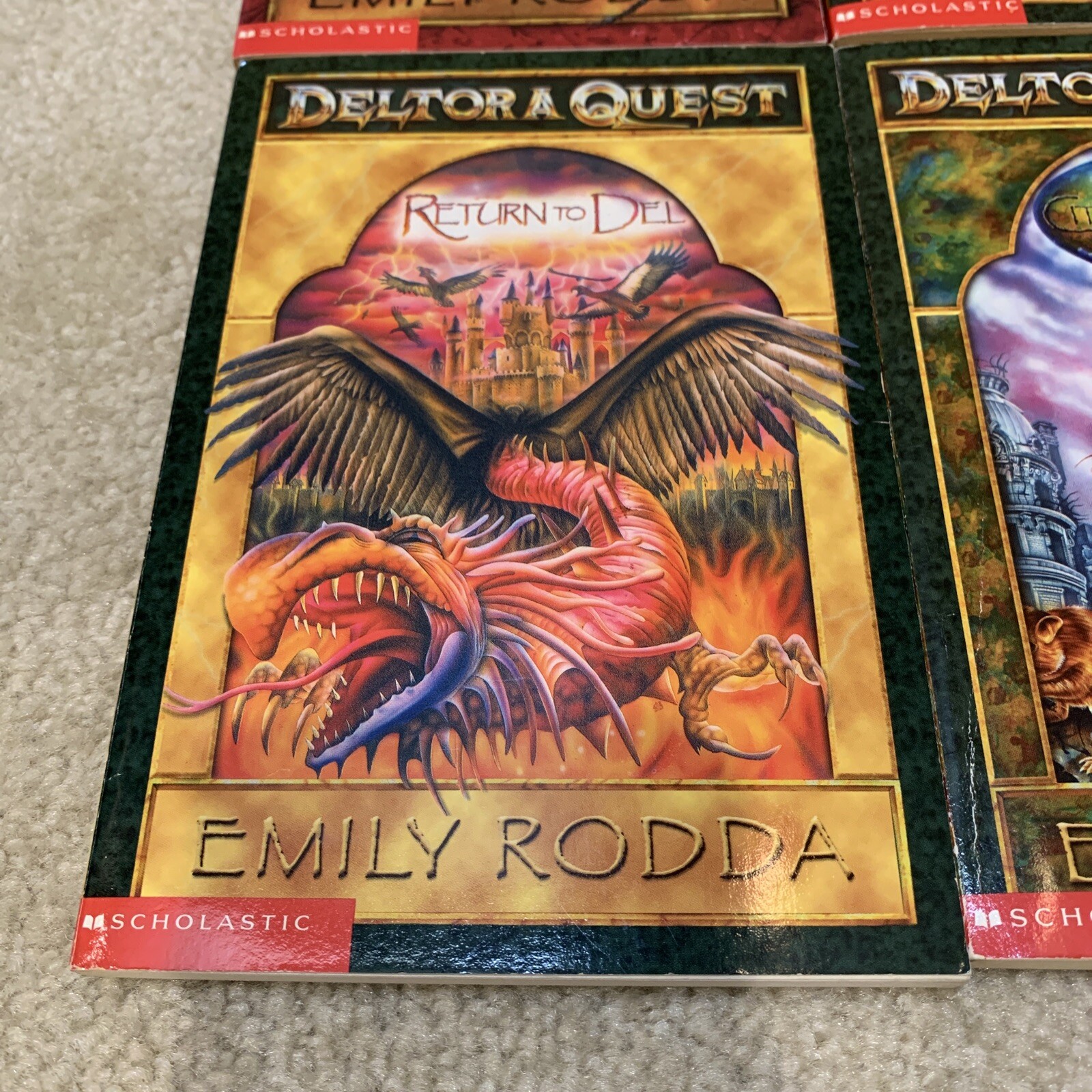Deltora Quest Shadowlands Lot of 4 Paperback Books 1 2 3 8 Emily Rodda