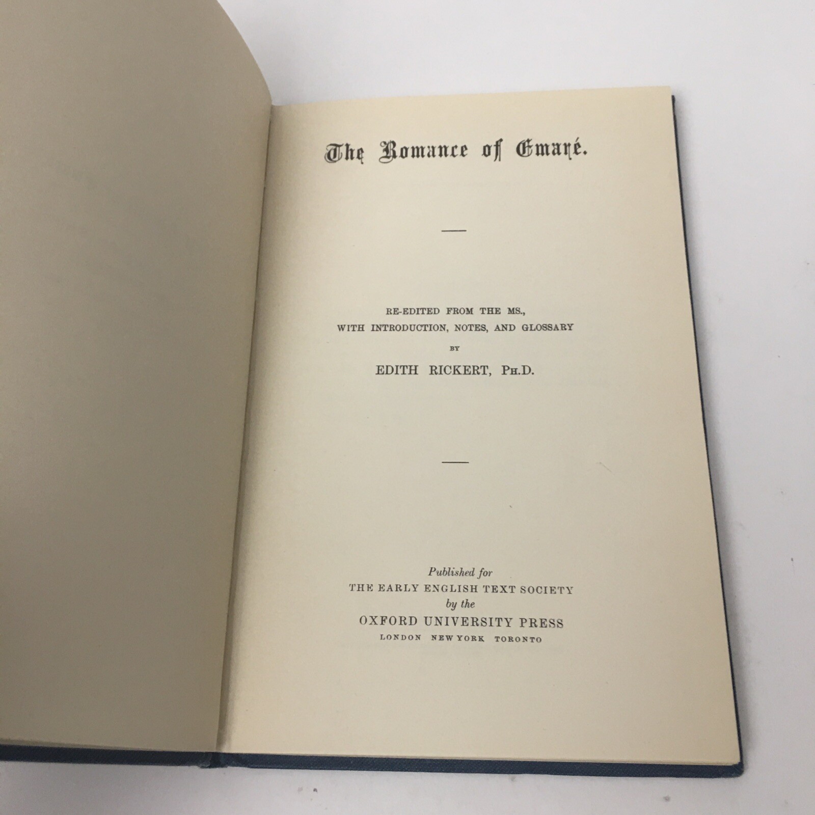 The Early English Version Of The Gesta Romannorum 1958 Early English Text…