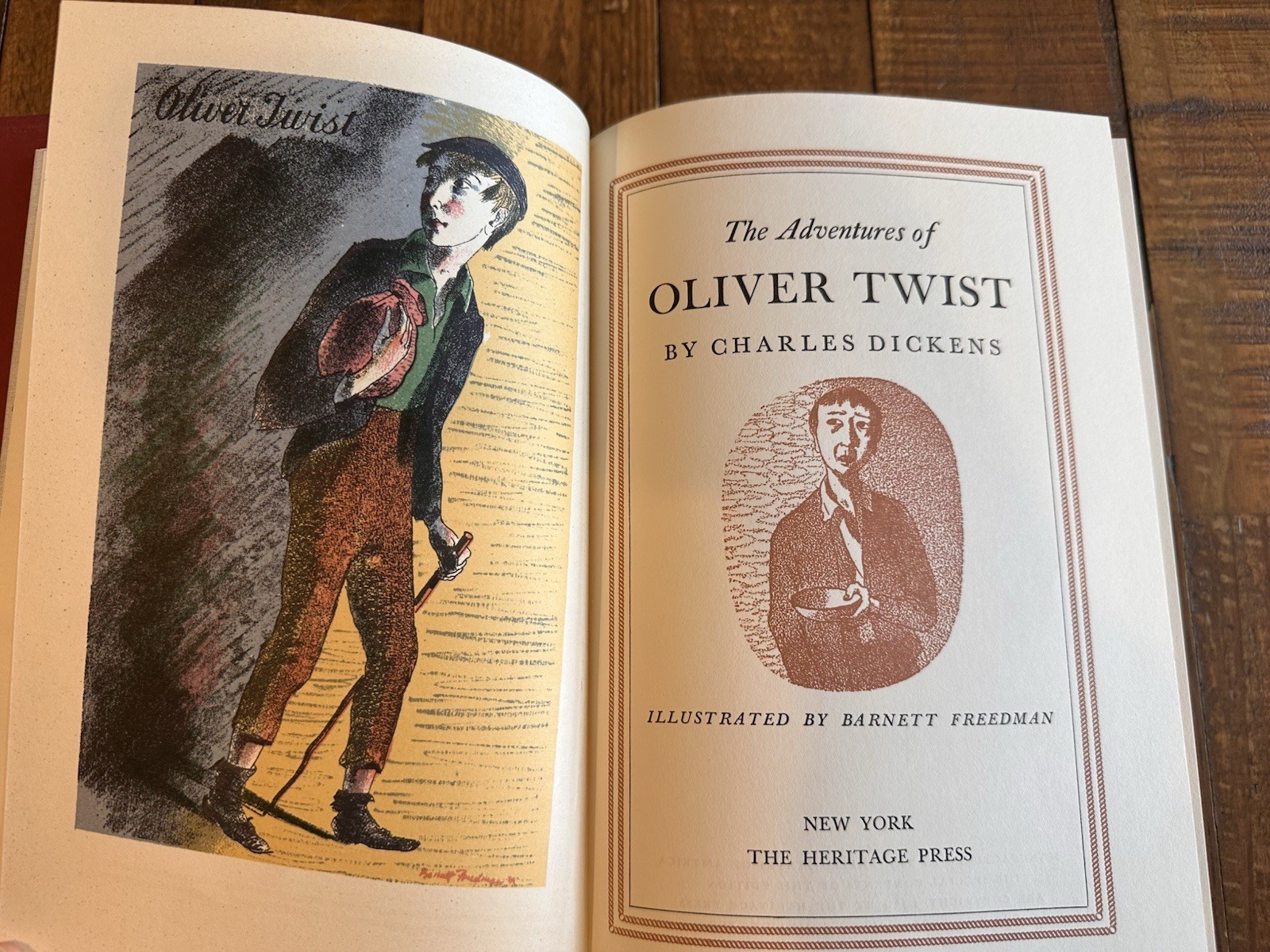 Lot of 9 VTG Heritage Press Illustrated Works of CHARLES DICKENS w/Slipcases