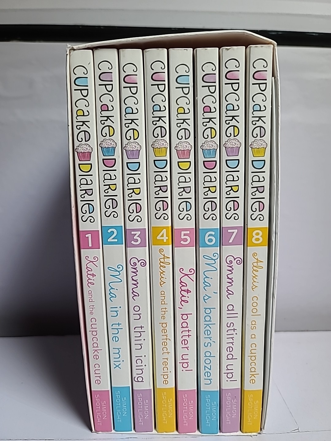 Cupcake Diaries Complete Set 1-8 Coco Simon Kids Chapter Books Lot Box Set