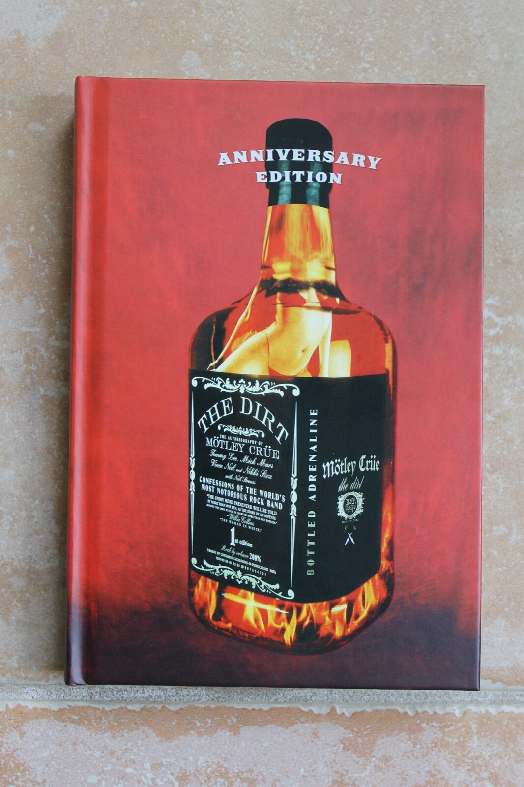 Nikki Sixx Signed Autographed Motley Crue The Dirt Book Anniversary Edition 1981