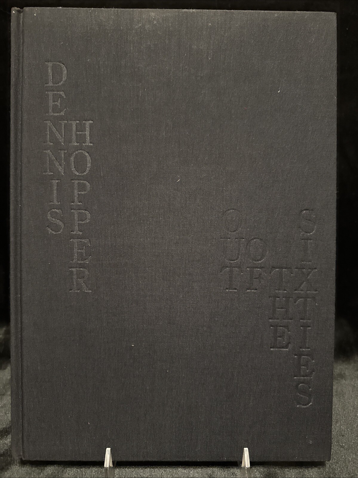 Signed–TWICE! – Dennis Hopper – Out of the Sixties – 1st Ed. – HC / DJ – F / G+