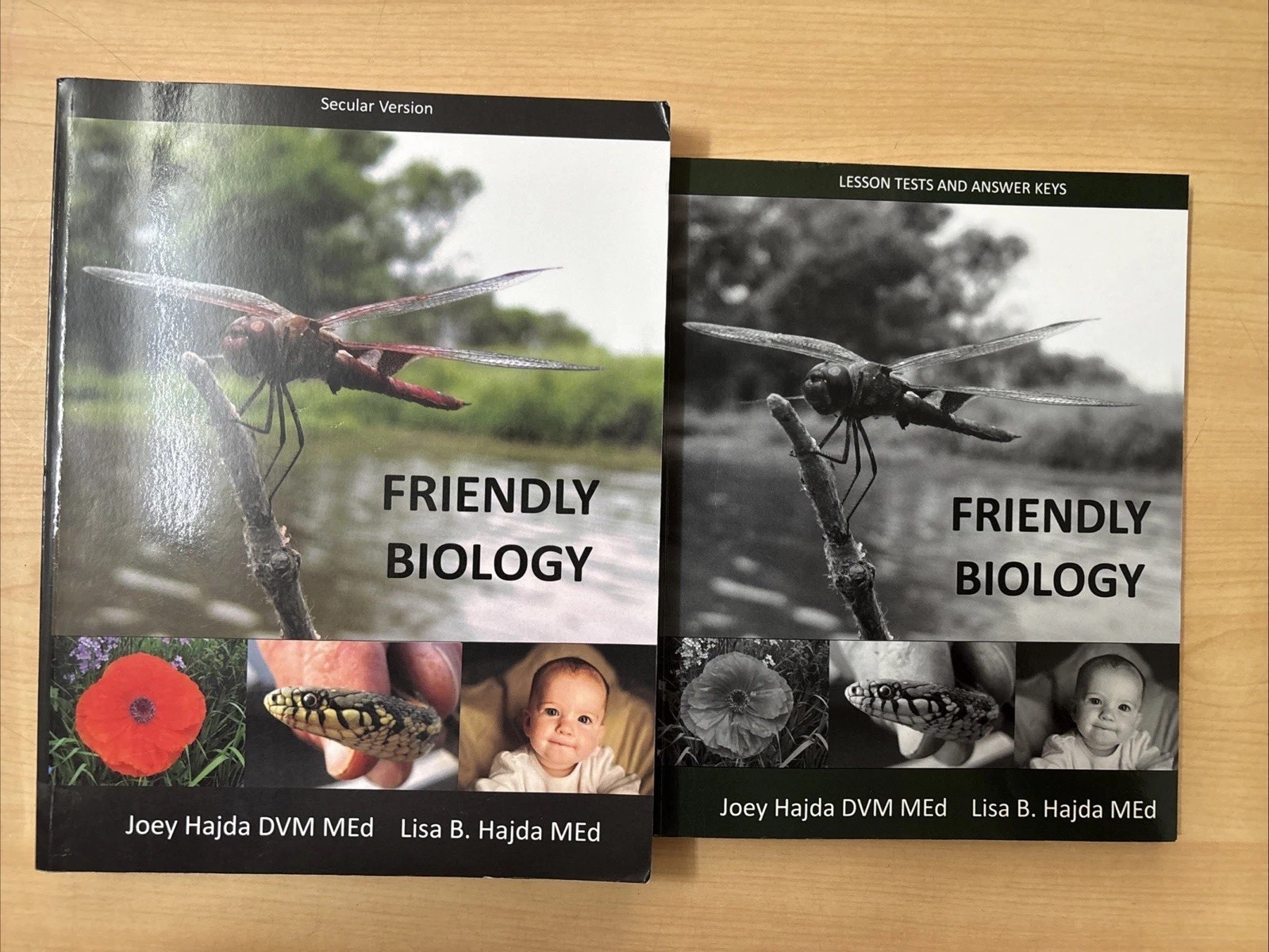 Friendly Biology Secular Ver Joey Lisa Hajda Textbook + Lesson Tests Answer Keys