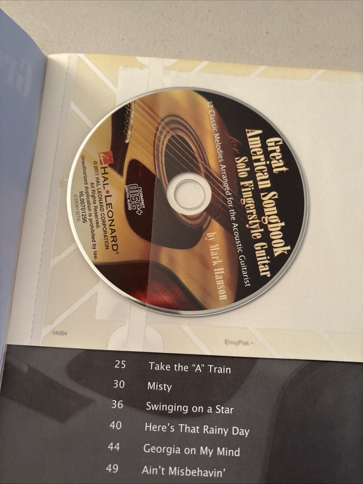 Great American Songbook for Solo Fingerstyle Guitar : Includes CD Mark Hanson