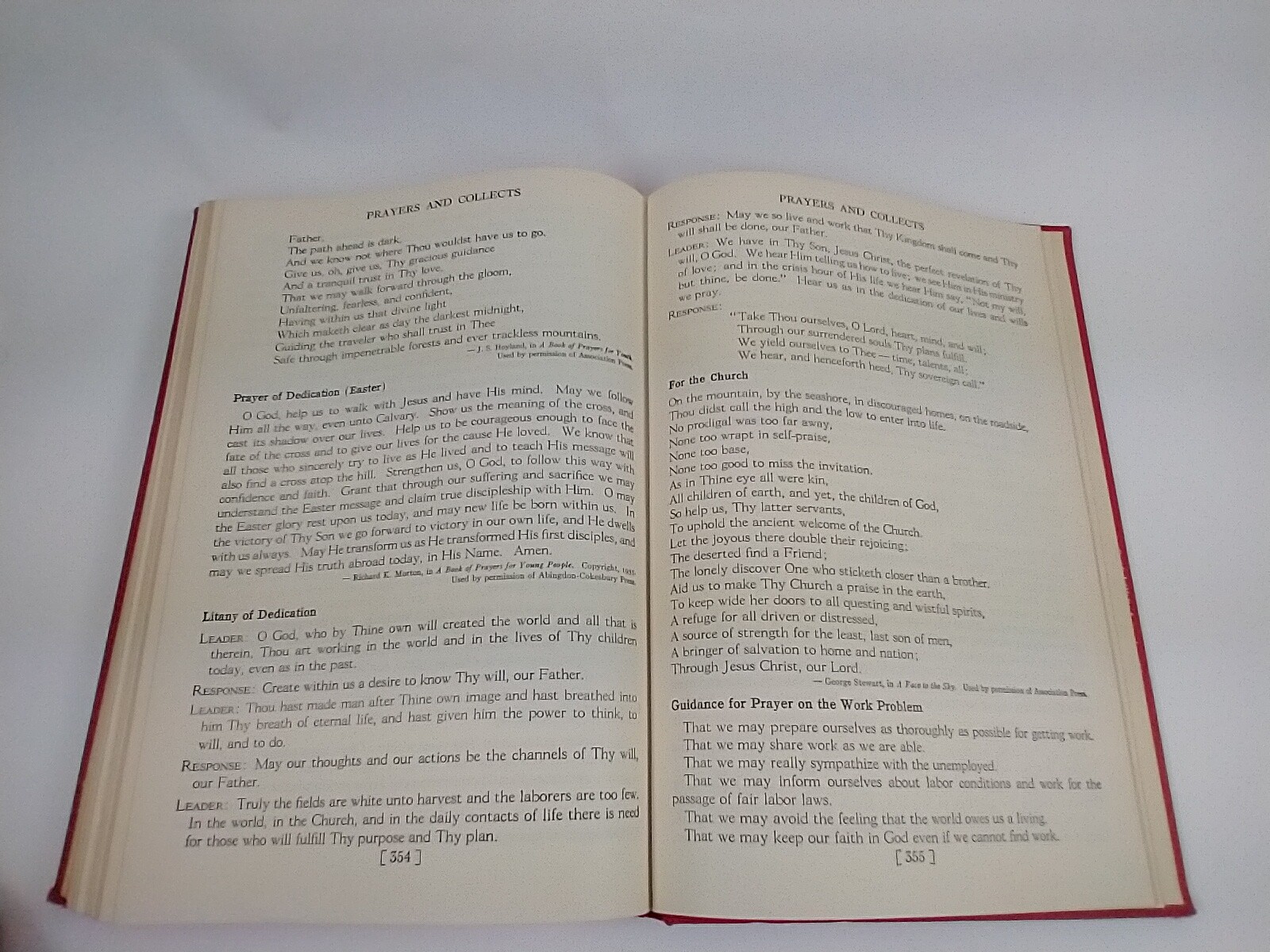 The Hymnal For Youth 1956 Westminster Press 19th Printing Vintage Hymn Book