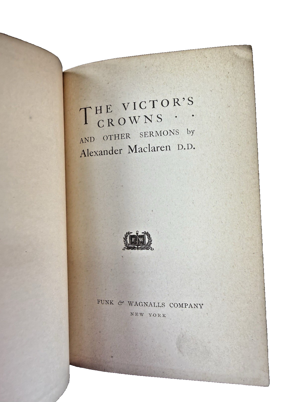 Alexander Maclaren 2 Book Lot The Victor’s Crowns & Secret of Power HC Antique