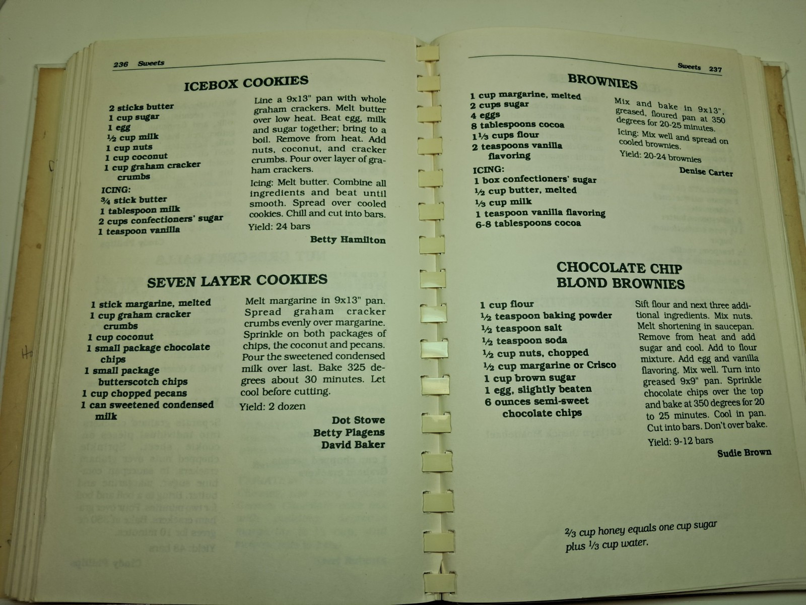 Bethel’s Bounty Cookbook Bethel Presbyterian Church Davidson North Carolina NC