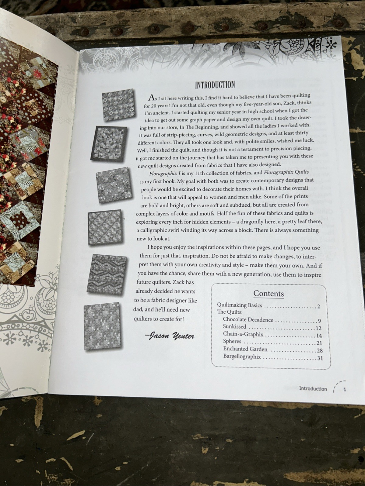 Floragraphix I Quilt Designs-6 Unique Quilt Designs-In The Beginning Fabrics