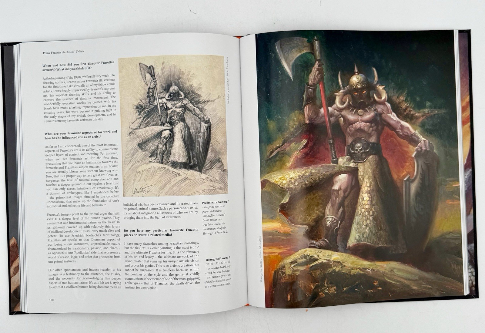 Frank Frazetta An Artists Tribute 2023 3dtotal Publishing Hardcover Illustrated