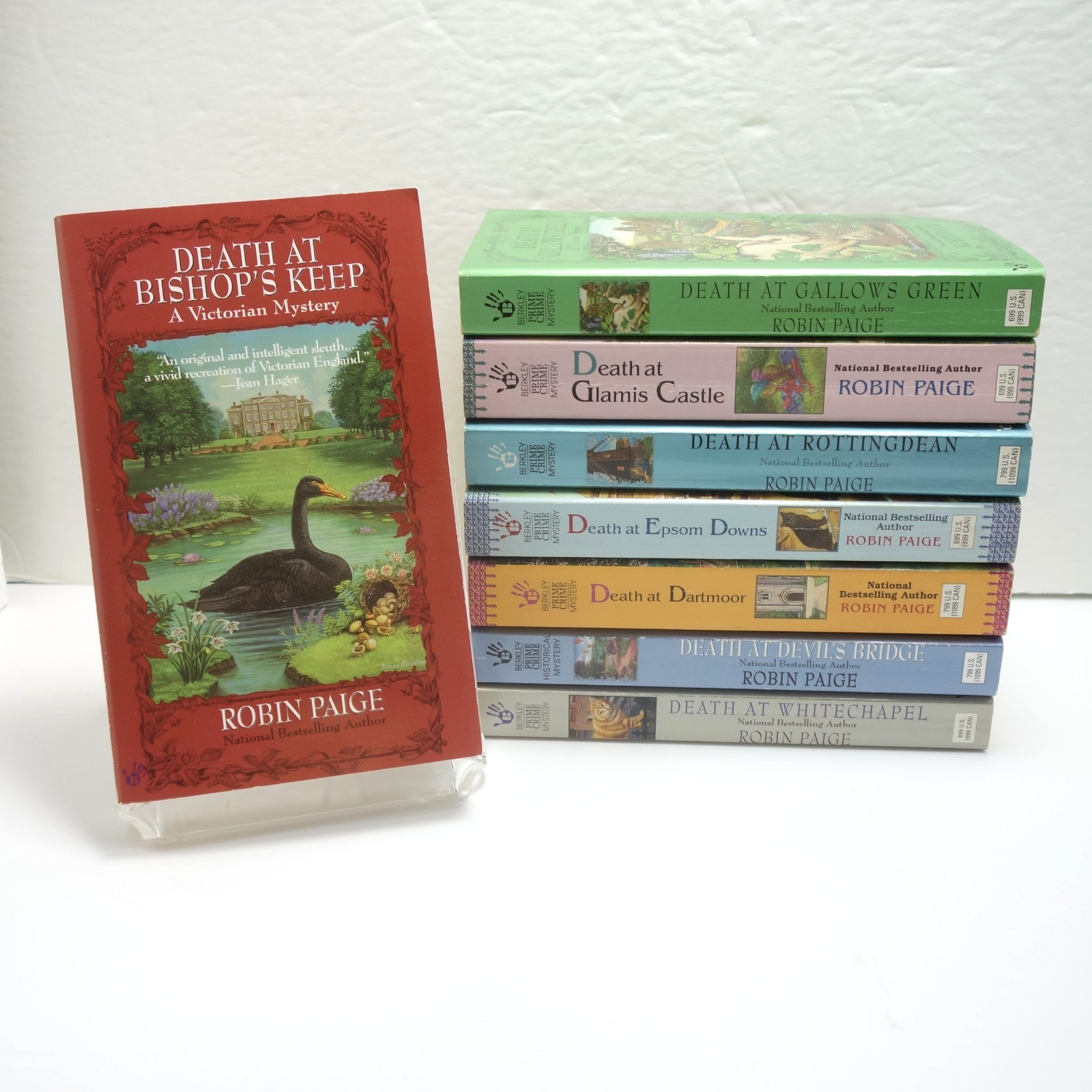 Victorian Mystery Series Berkley Prime Crime Book Lot of 8 paperbacks