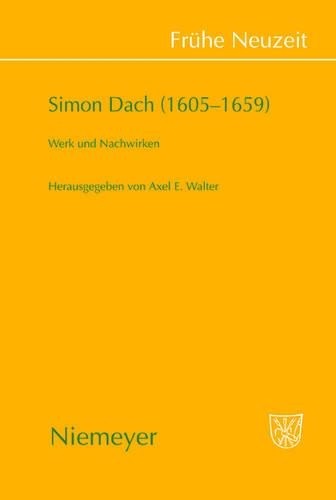 Simon Dach (1605-1659) (Hardback) Frühe Neuzeit
