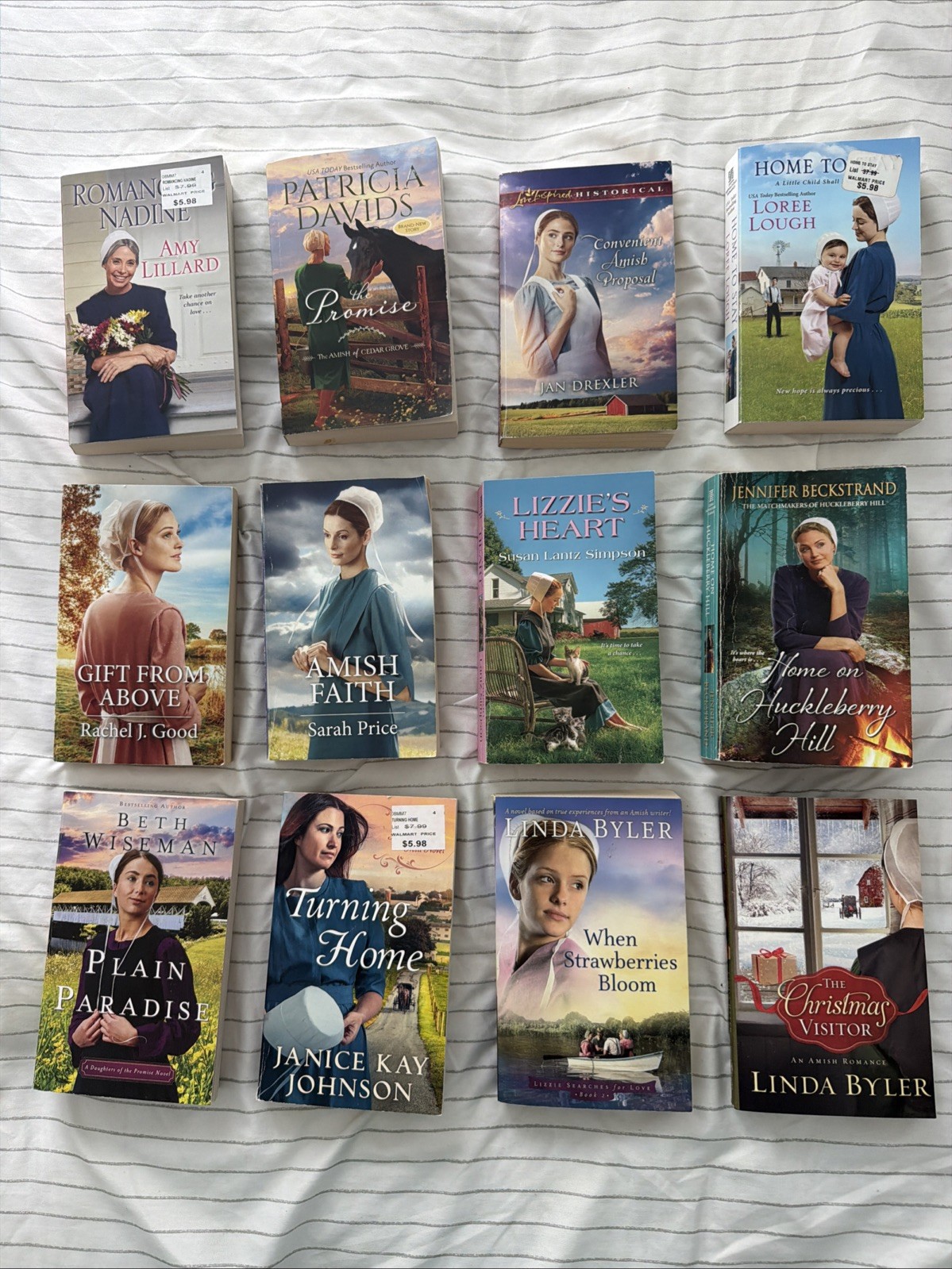 Amish Romance Book Lot 12 Love Inspired Bundle Vannetta Chapman Emma Miller