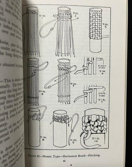 Leather Braiding by Bruce Grant Illustrated by Larry Spinelli 1961 Softcover
